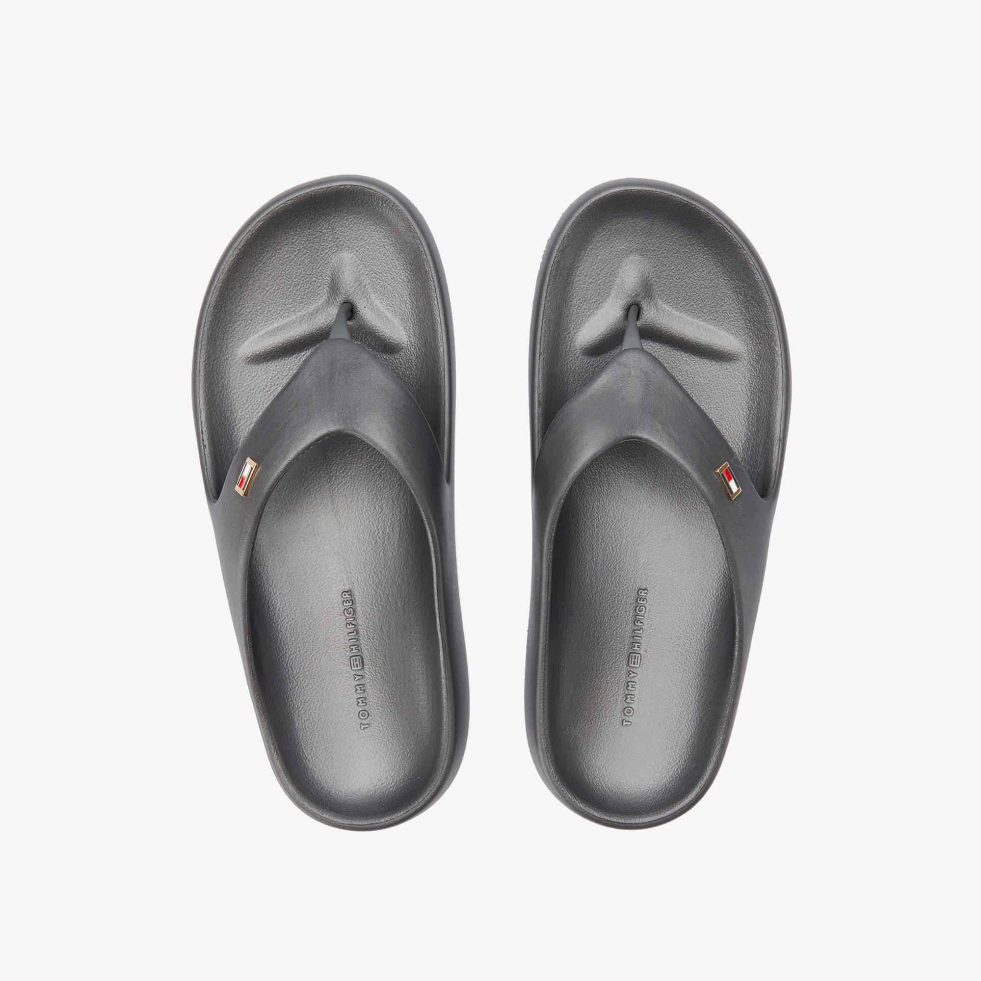 Tommy Hilfiger Comfort Kadın Gri Terlik