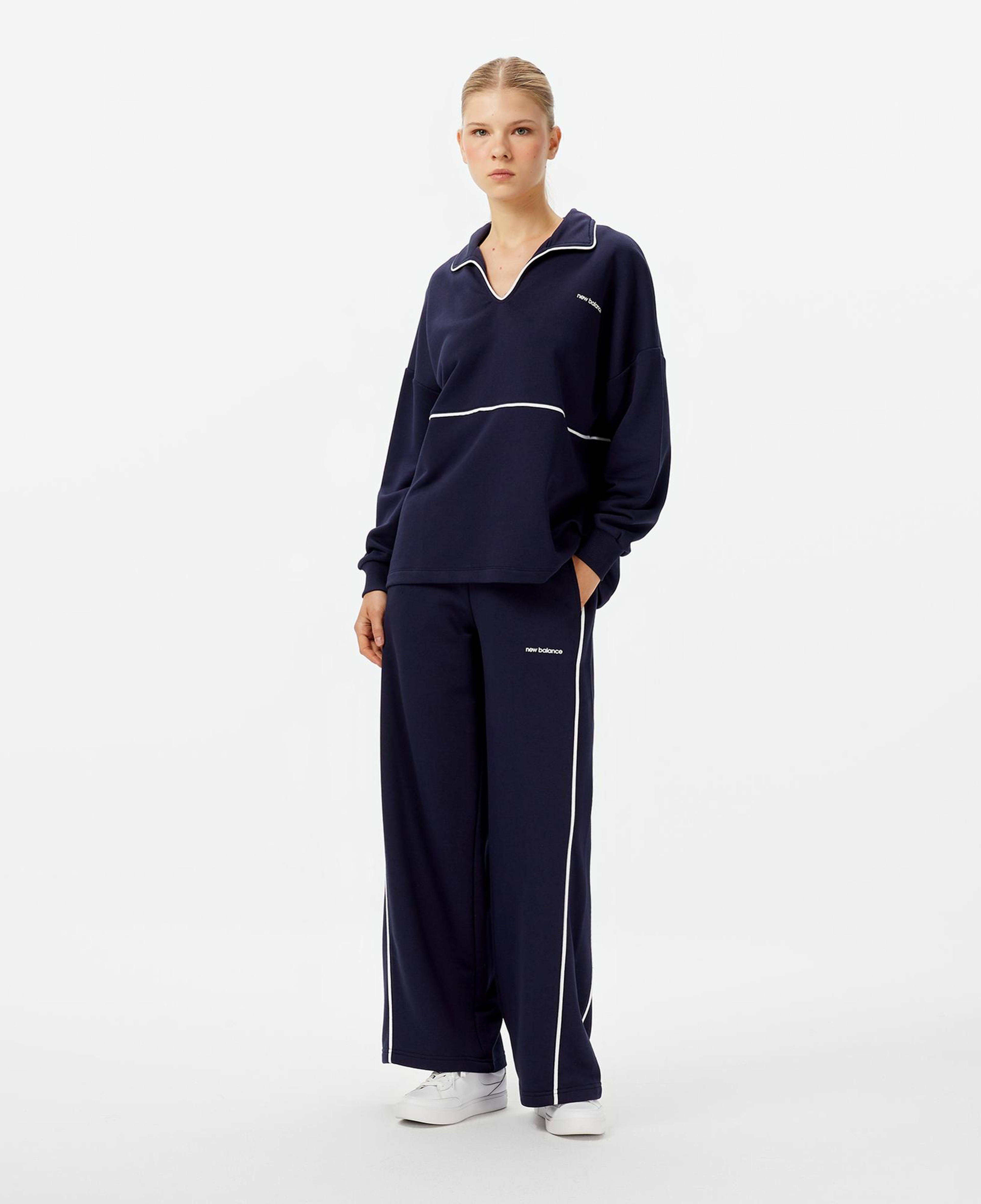 New Balance WNP3402 Kadın Lacivert Eşofman Altı