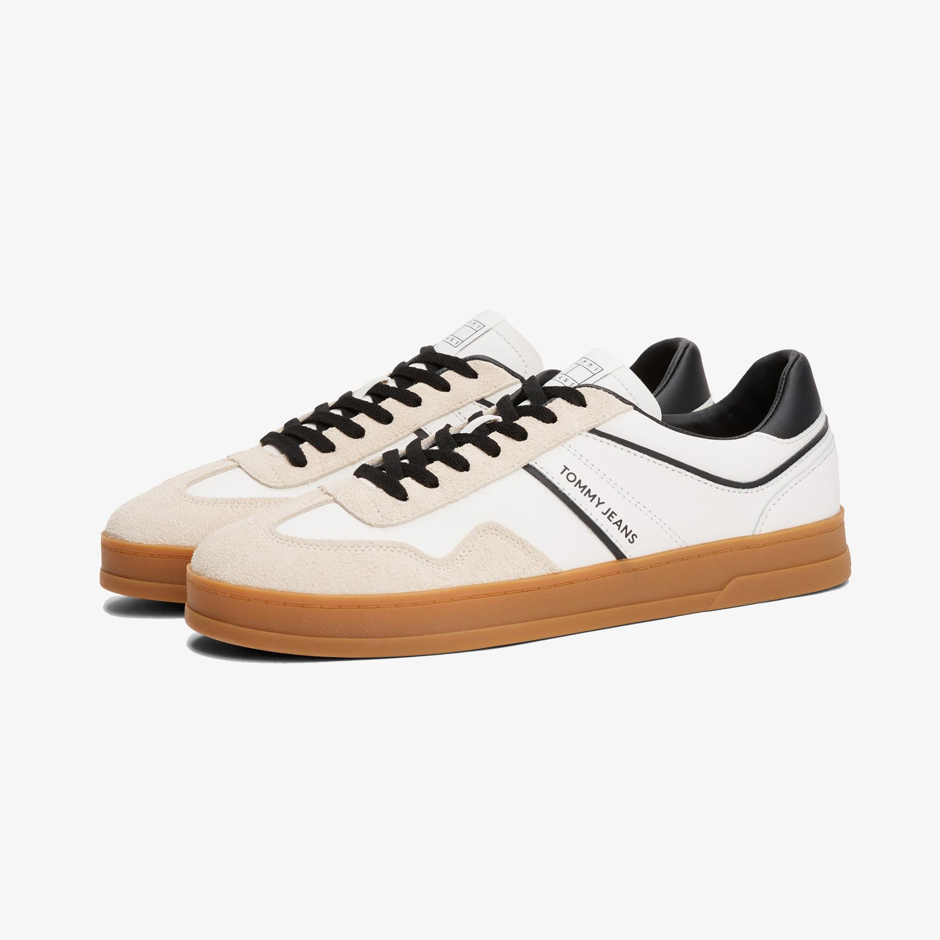 Tommy Jeans Süet Karışımlı Erkek Bej Spor Ayakkabı