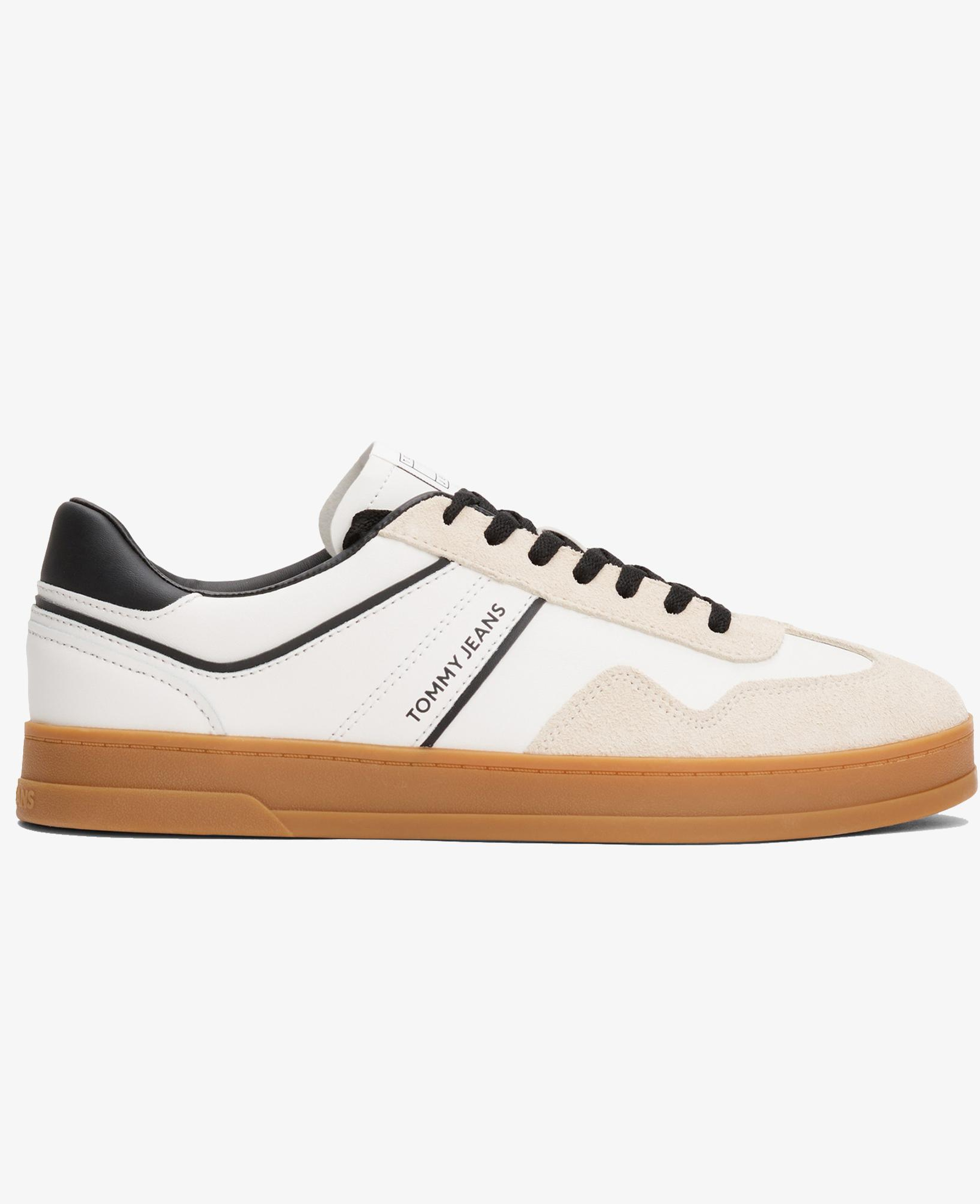 Tommy Jeans Süet Karışımlı Erkek Bej Spor Ayakkabı