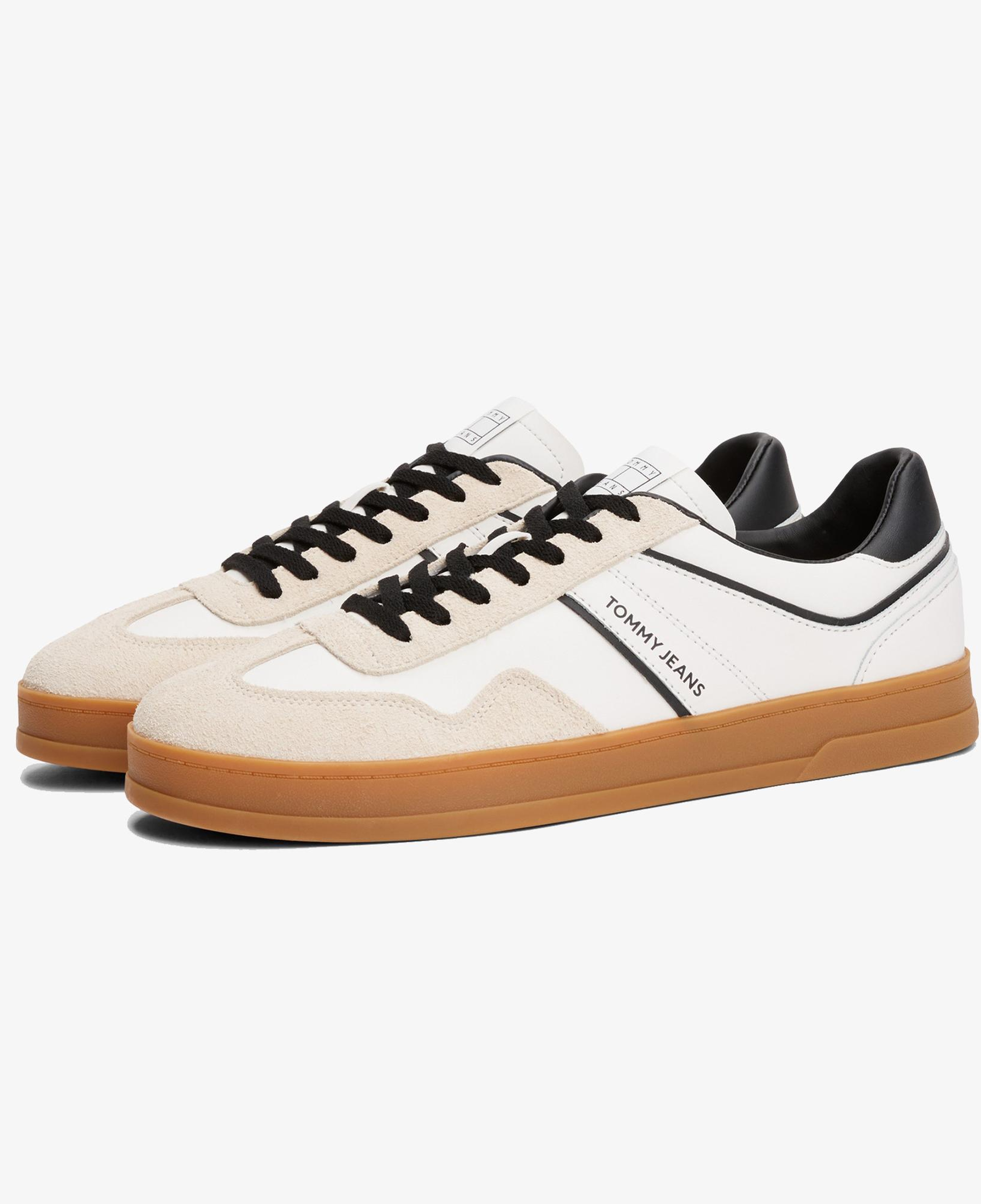 Tommy Jeans Süet Karışımlı Erkek Bej Spor Ayakkabı