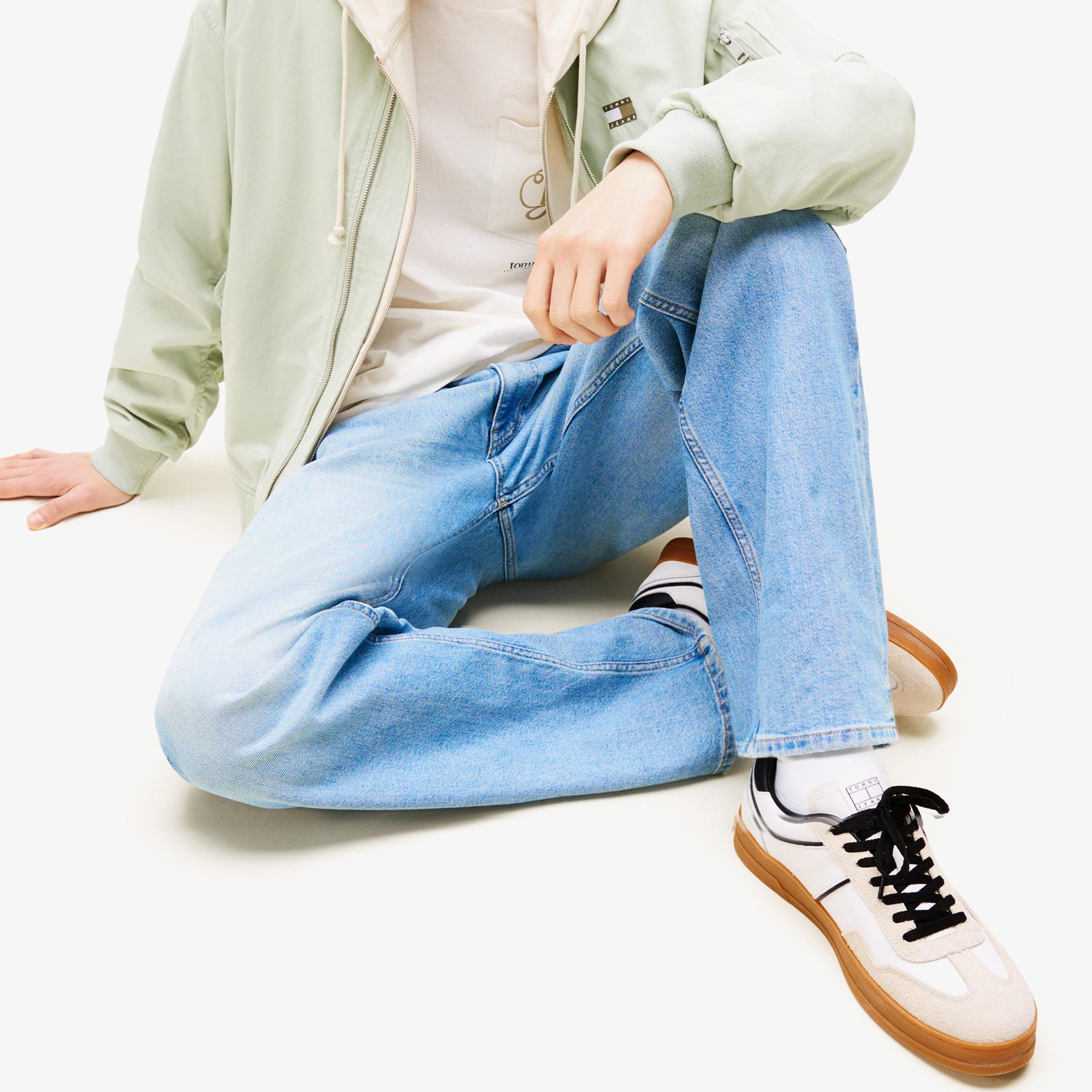 Tommy Jeans Süet Karışımlı Erkek Bej Spor Ayakkabı