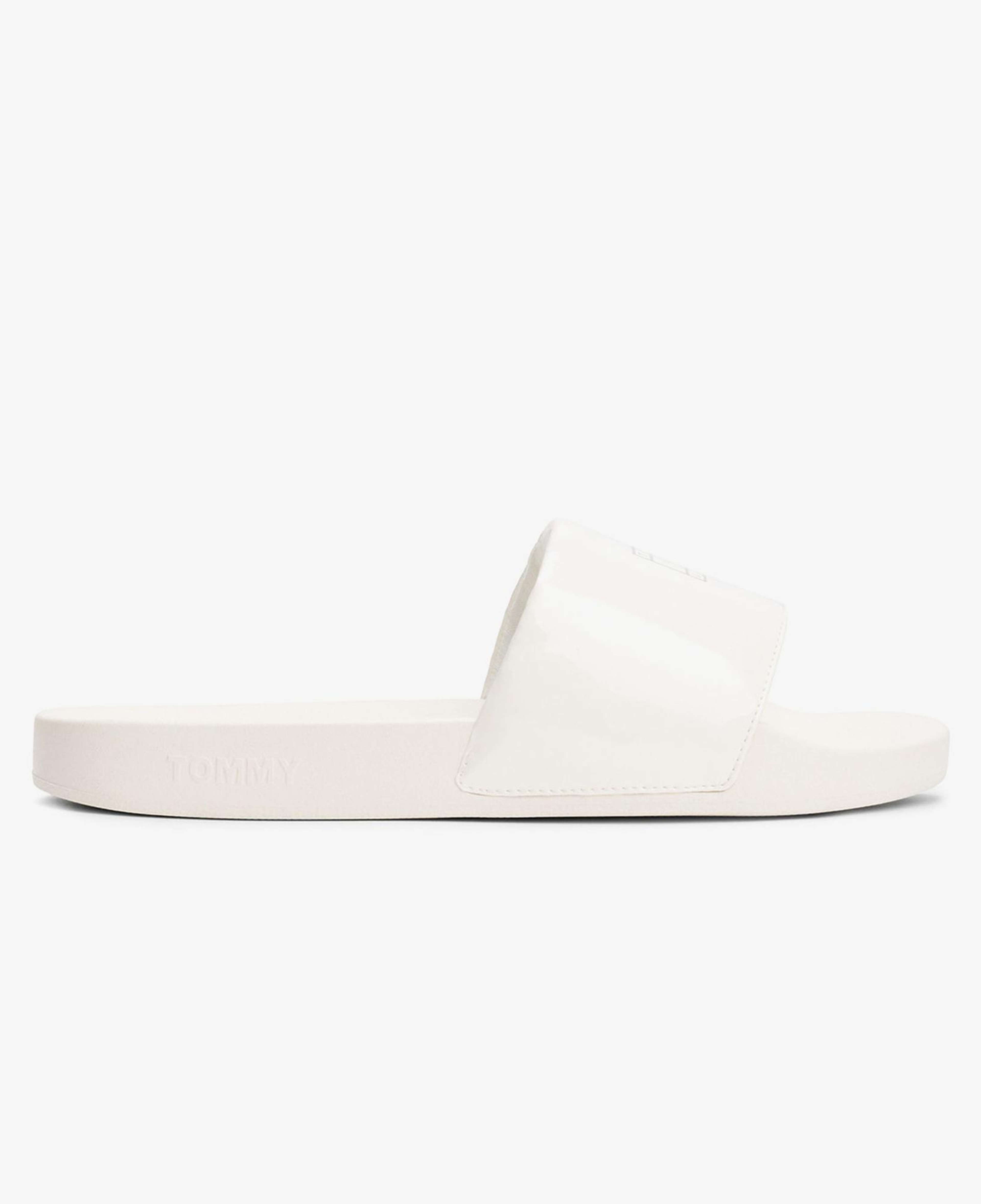 Tommy Jeans Flag Kadın Beyaz Terlik