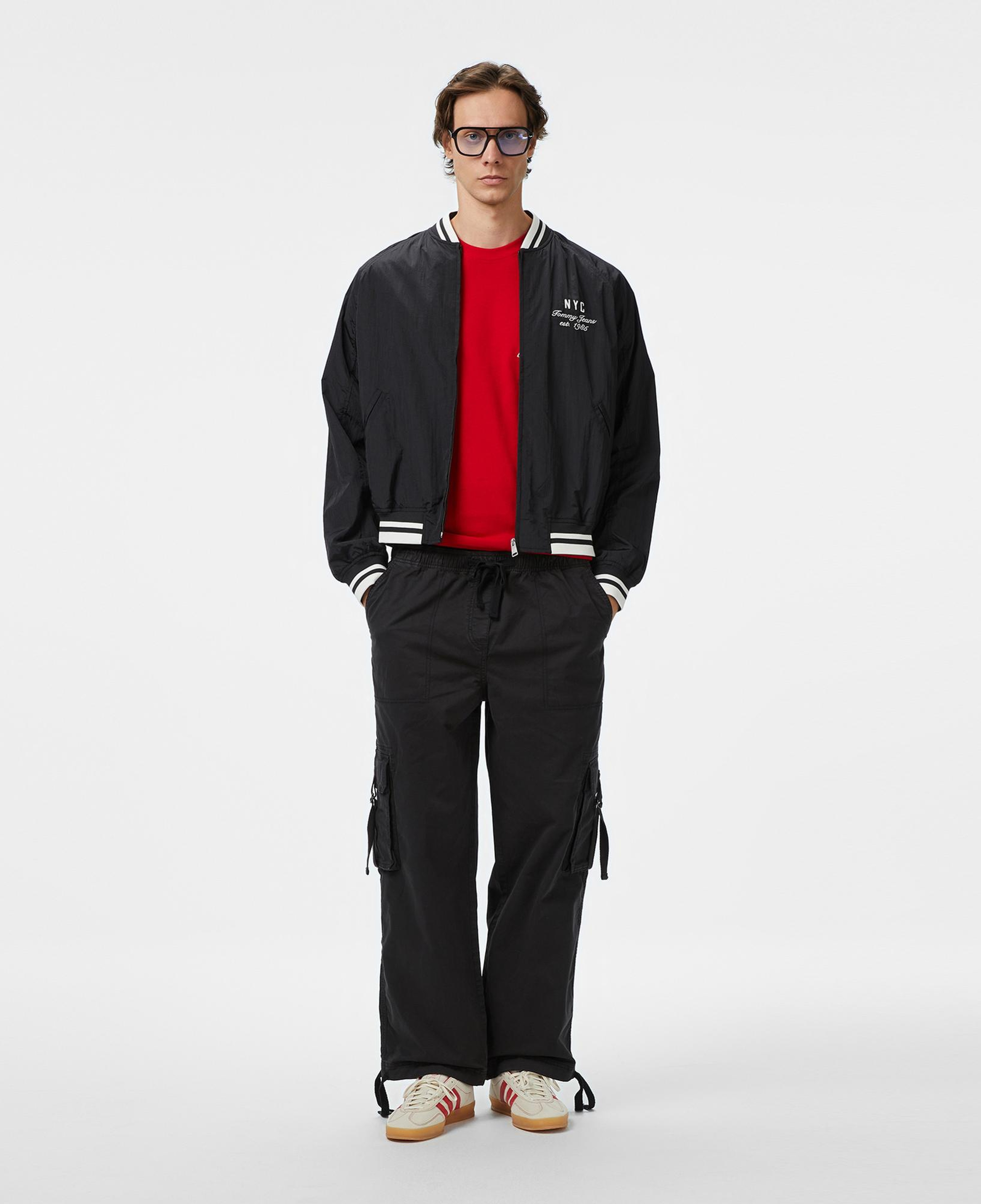 Tommy Jeans Solid Xs Badge Rlx Erkek Siyah Ceket