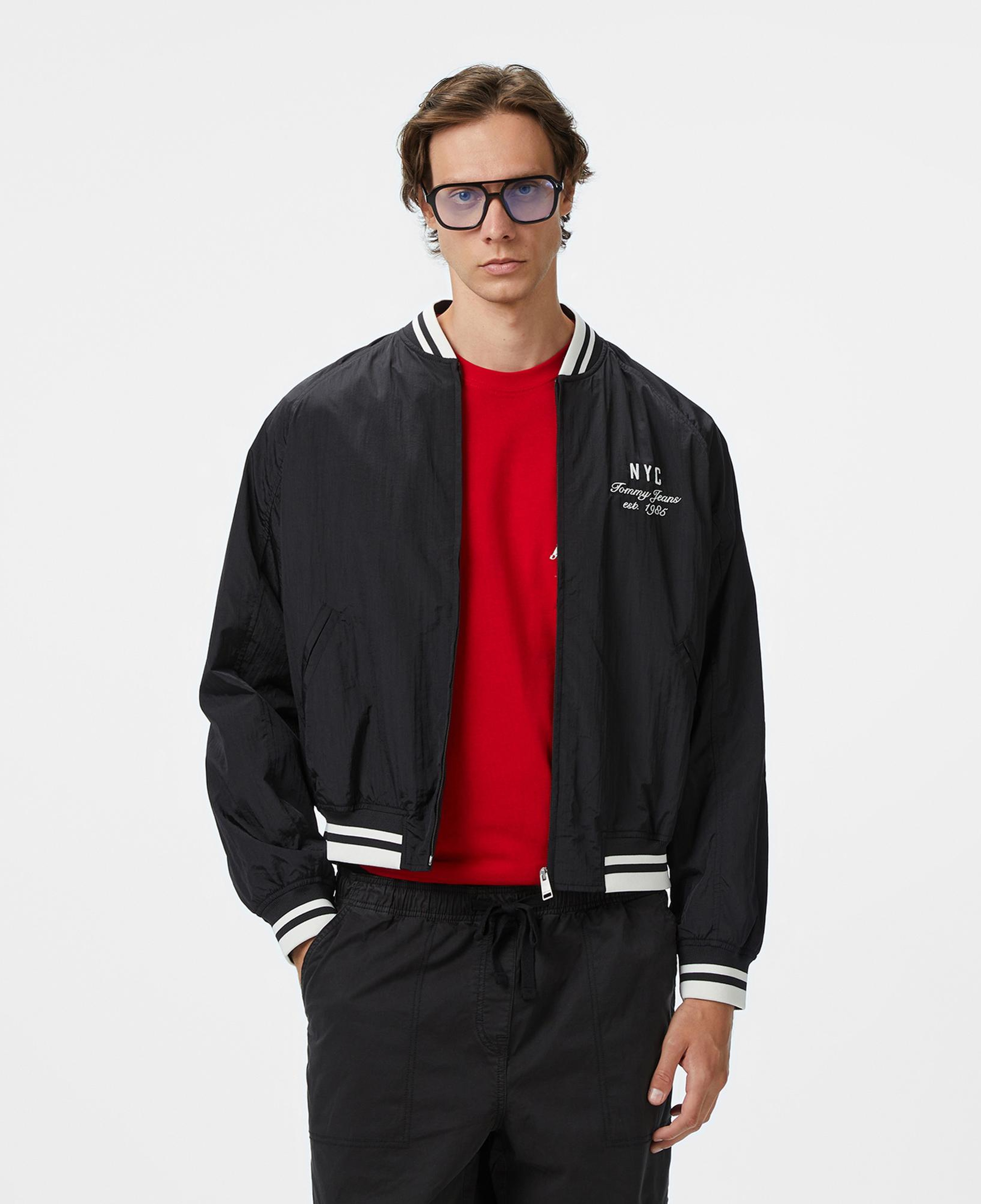 Tommy Jeans Solid Xs Badge Rlx Erkek Siyah Ceket