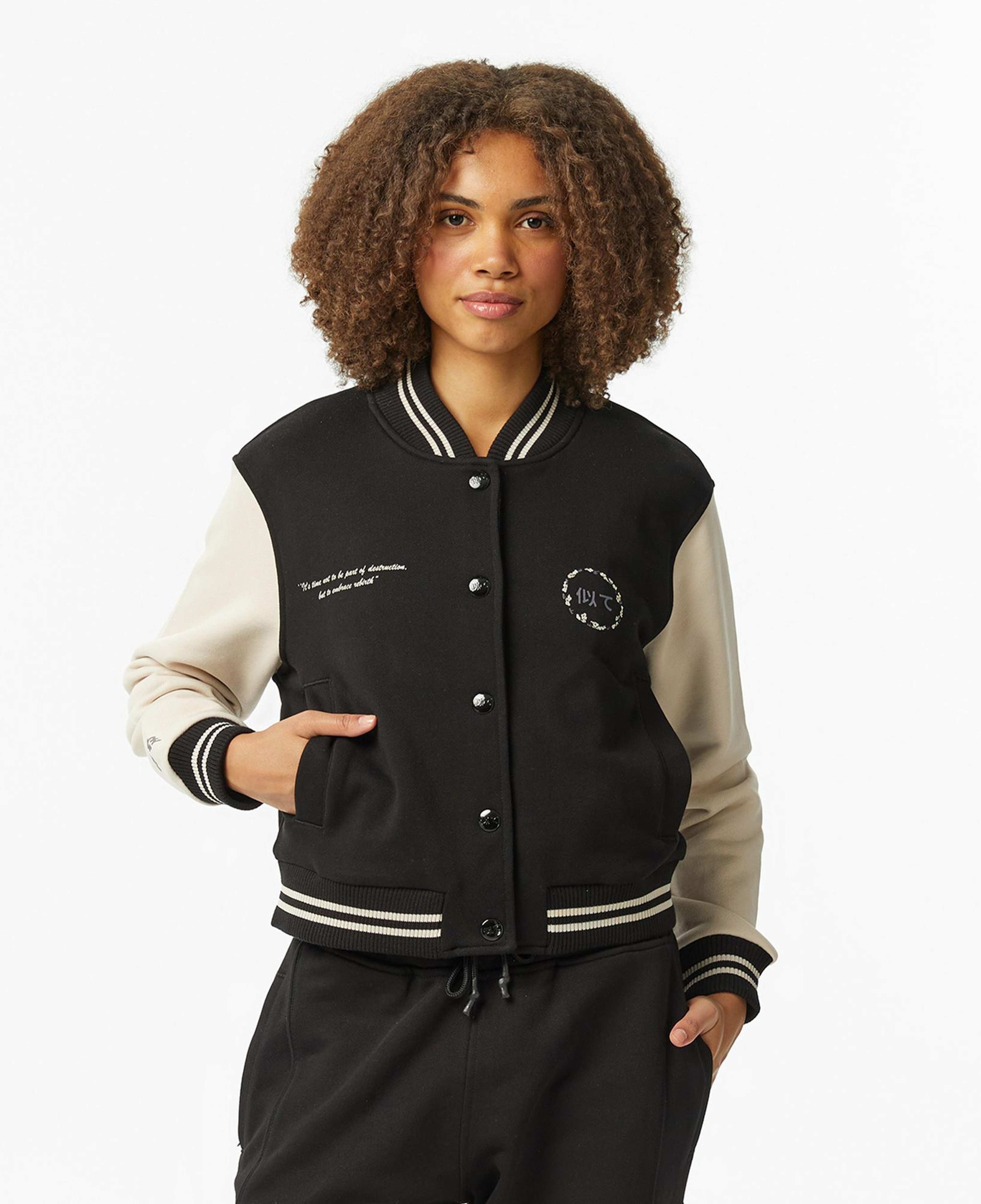 UNITED4 Kadın Siyah Ceket