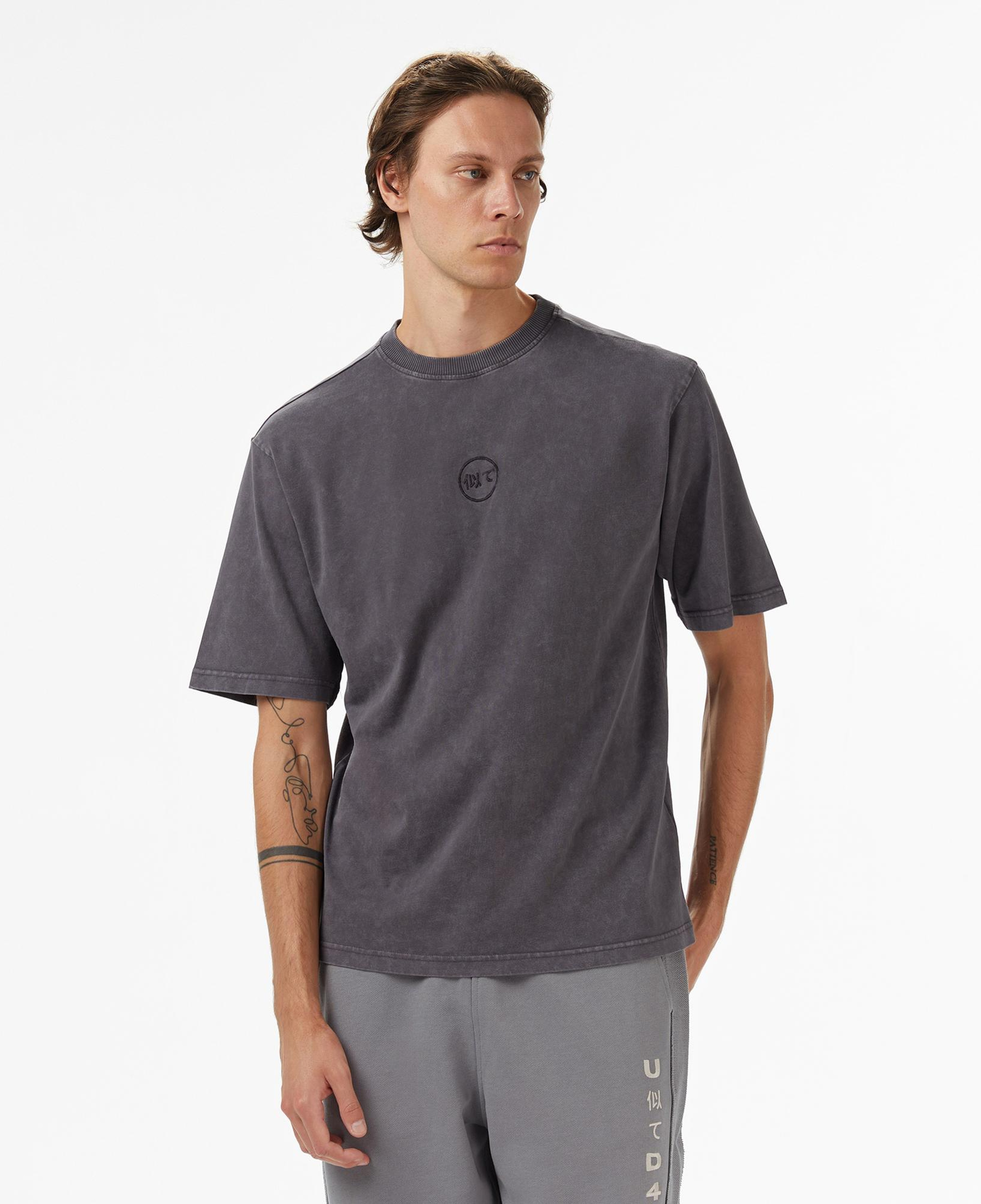 UNITED4 Erkek Gri T-Shirt