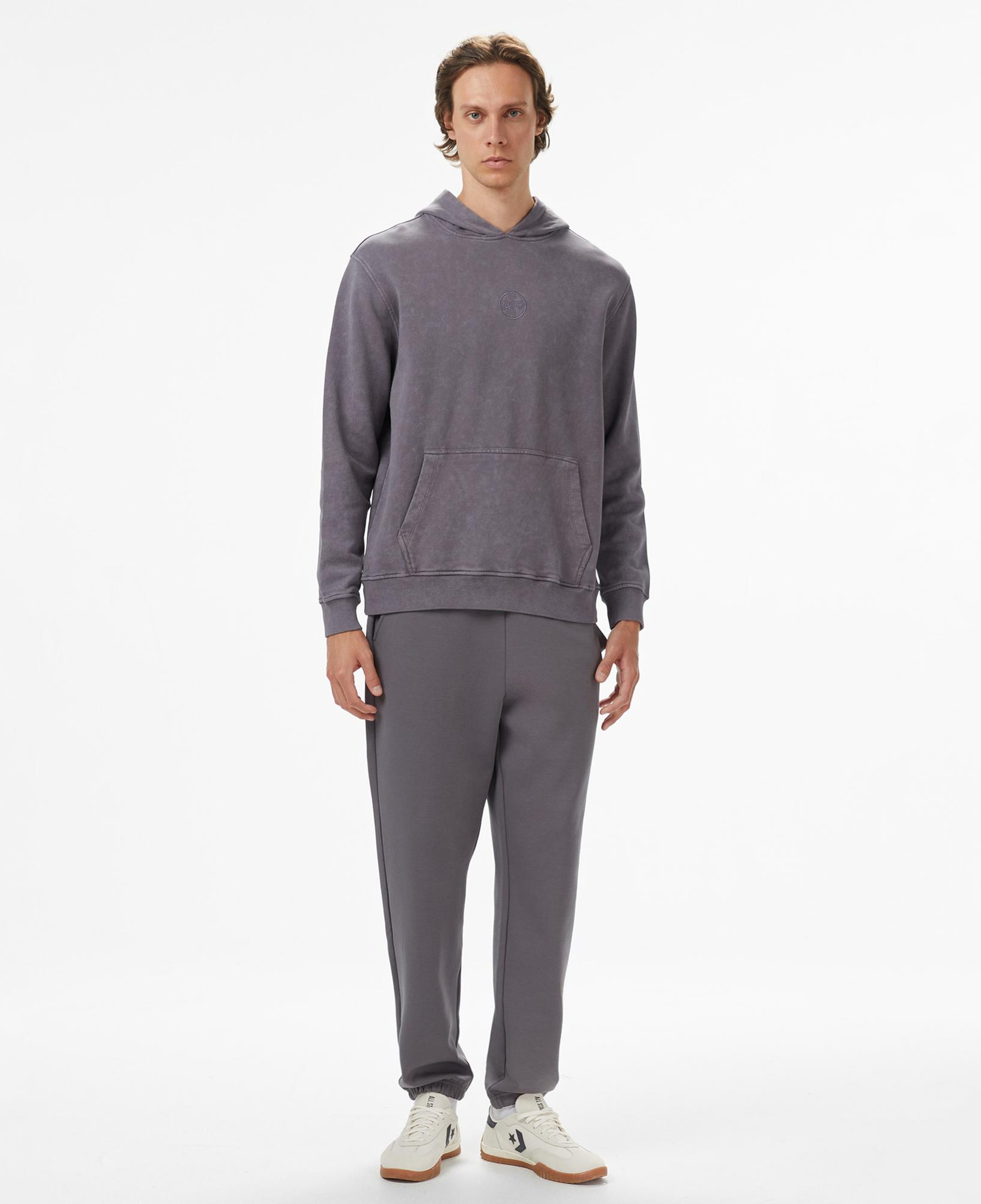 UNITED4 Erkek Gri Hoodie