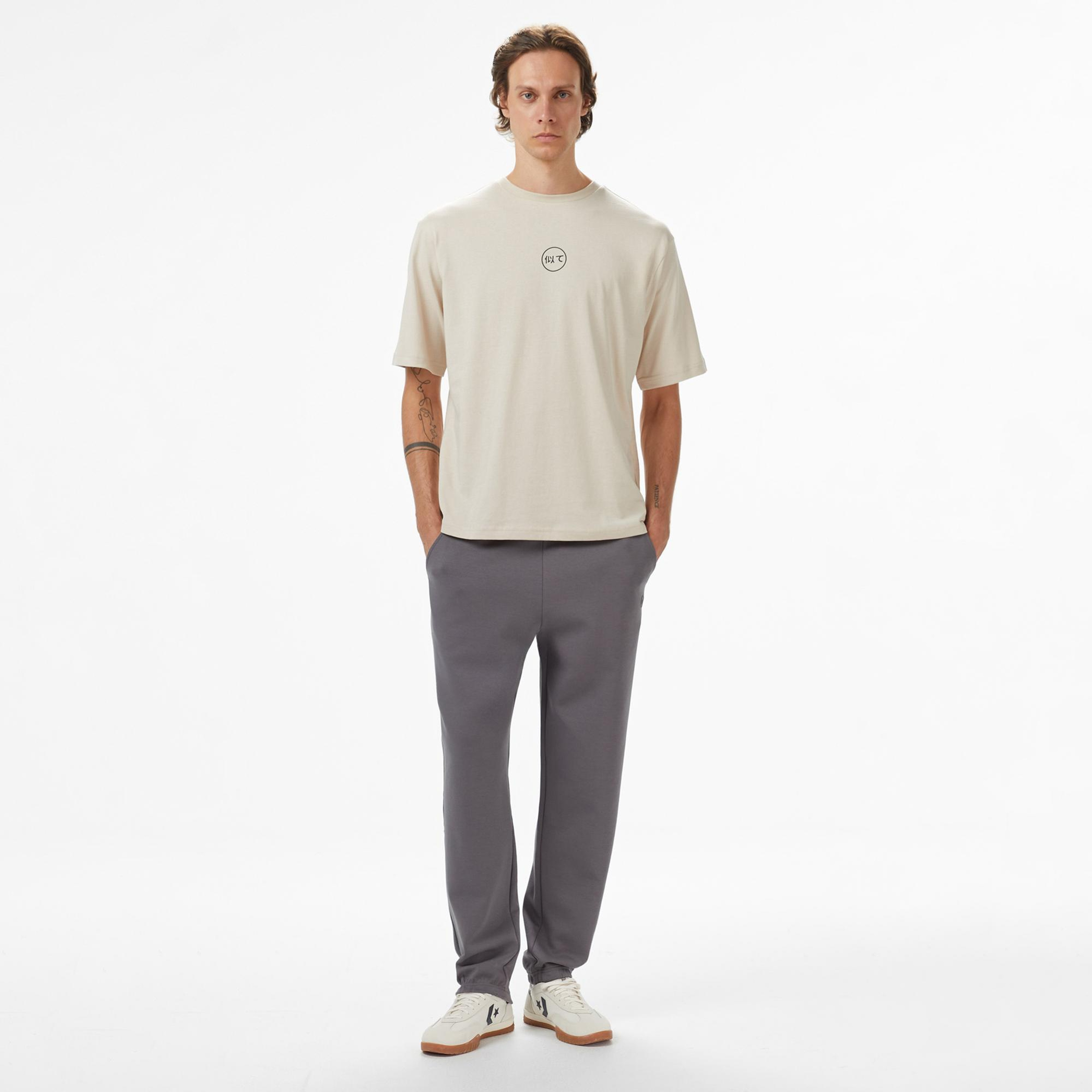 UNITED4 Erkek Gri Eşofman Altı