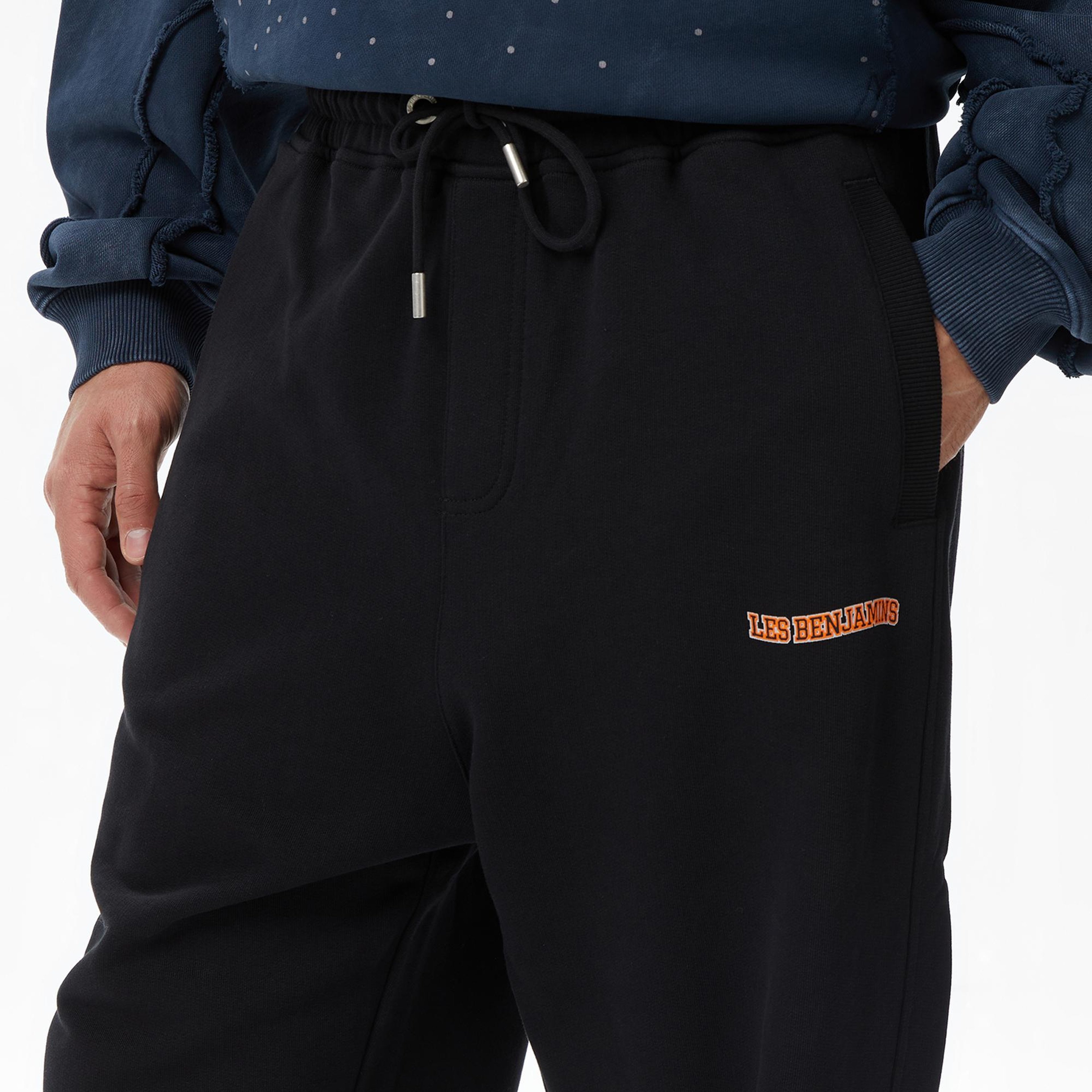 Les Benjamins Essentials 702 Erkek Siyah Eşofman Altı