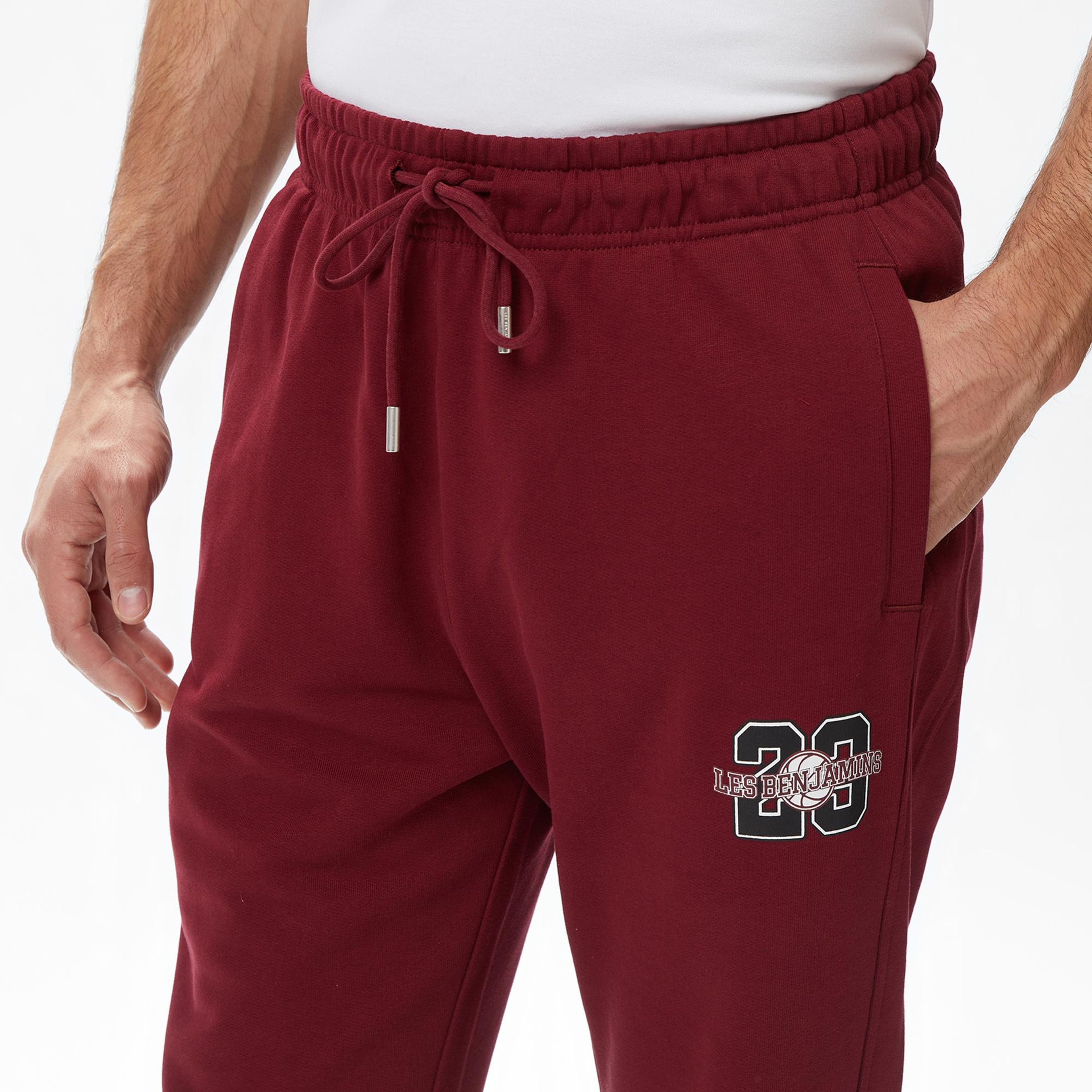 Les Benjamins Essentials 704 Erkek Bordo Eşofman Altı