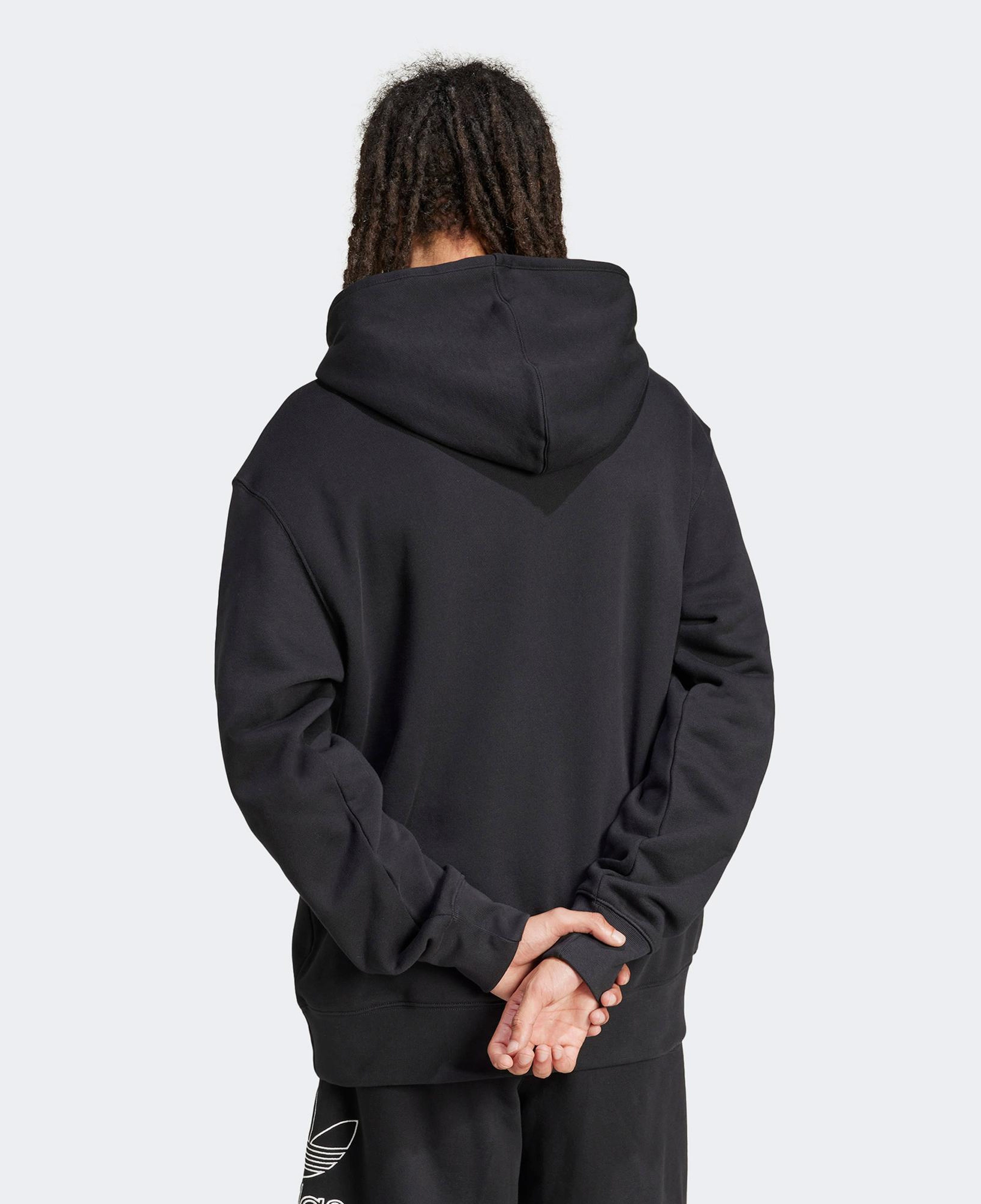 adidas Adicolor Outline Trefoil Erkek Siyah Sweatshirt