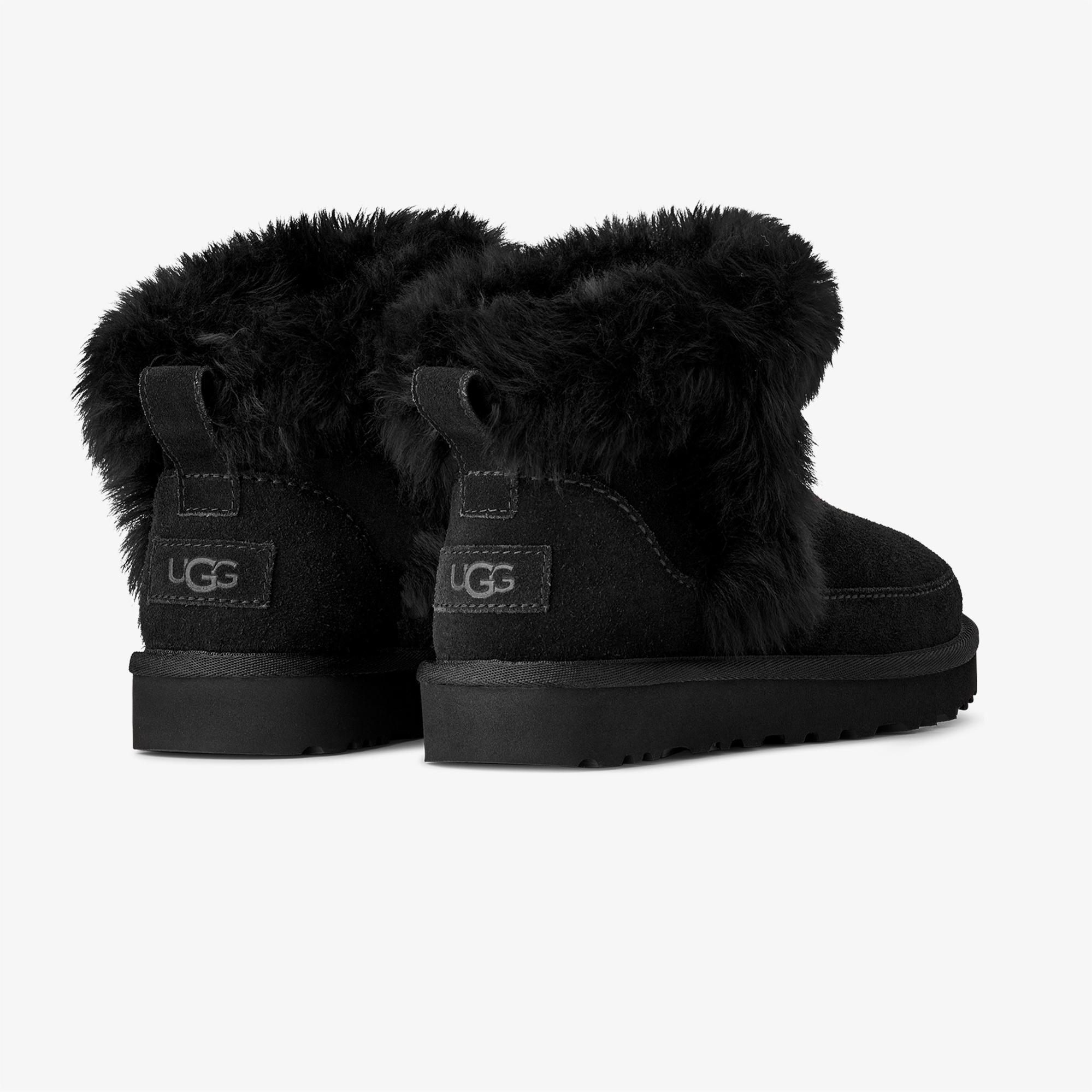 UGG Classic Ultra Mini Chalet Kadın Siyah Bot