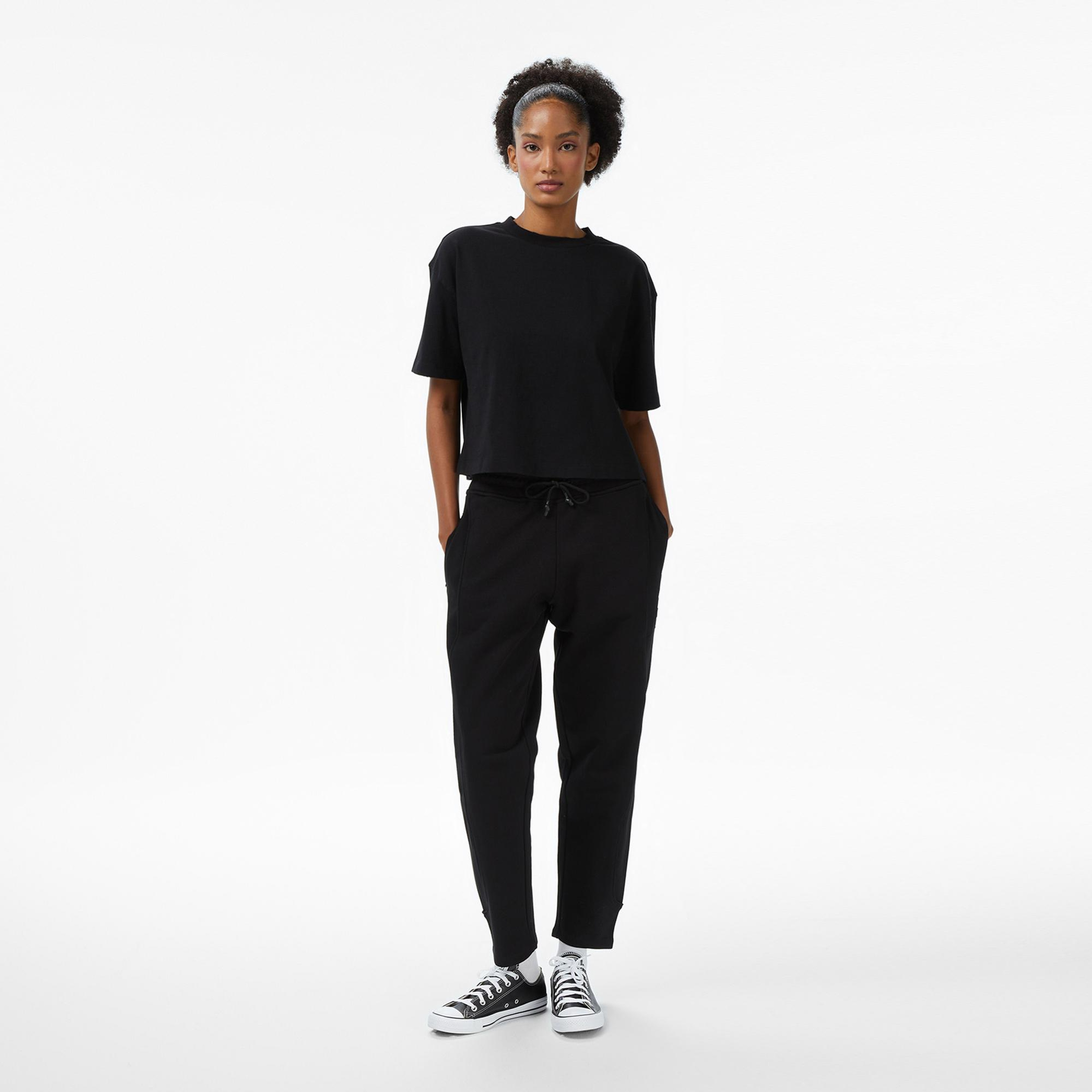 UNITED4 Kadın Siyah T-Shirt