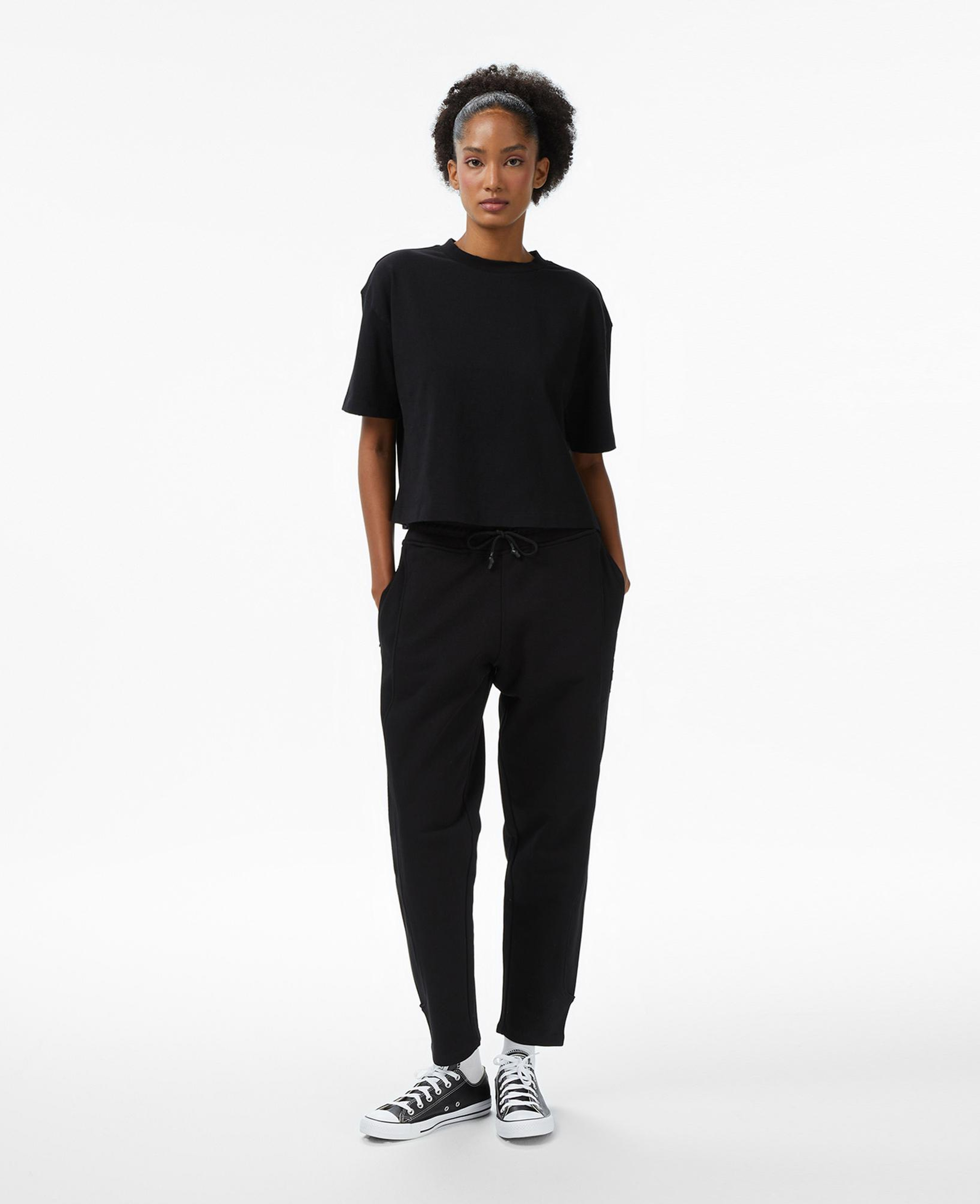 UNITED4 Kadın Siyah T-Shirt