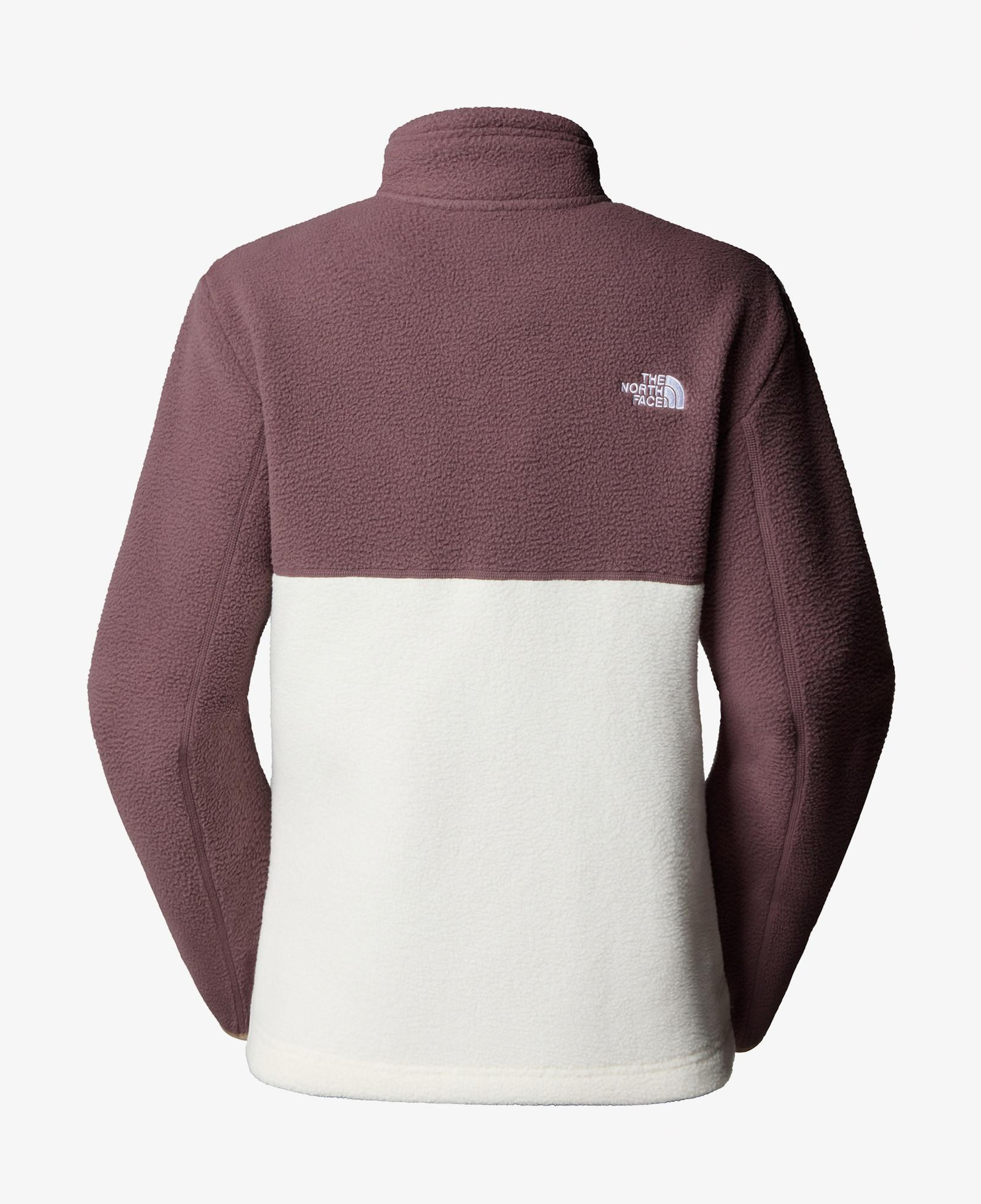 The North Face Yumiori Full Zip Kadın Beyaz/Mor Polar Mont