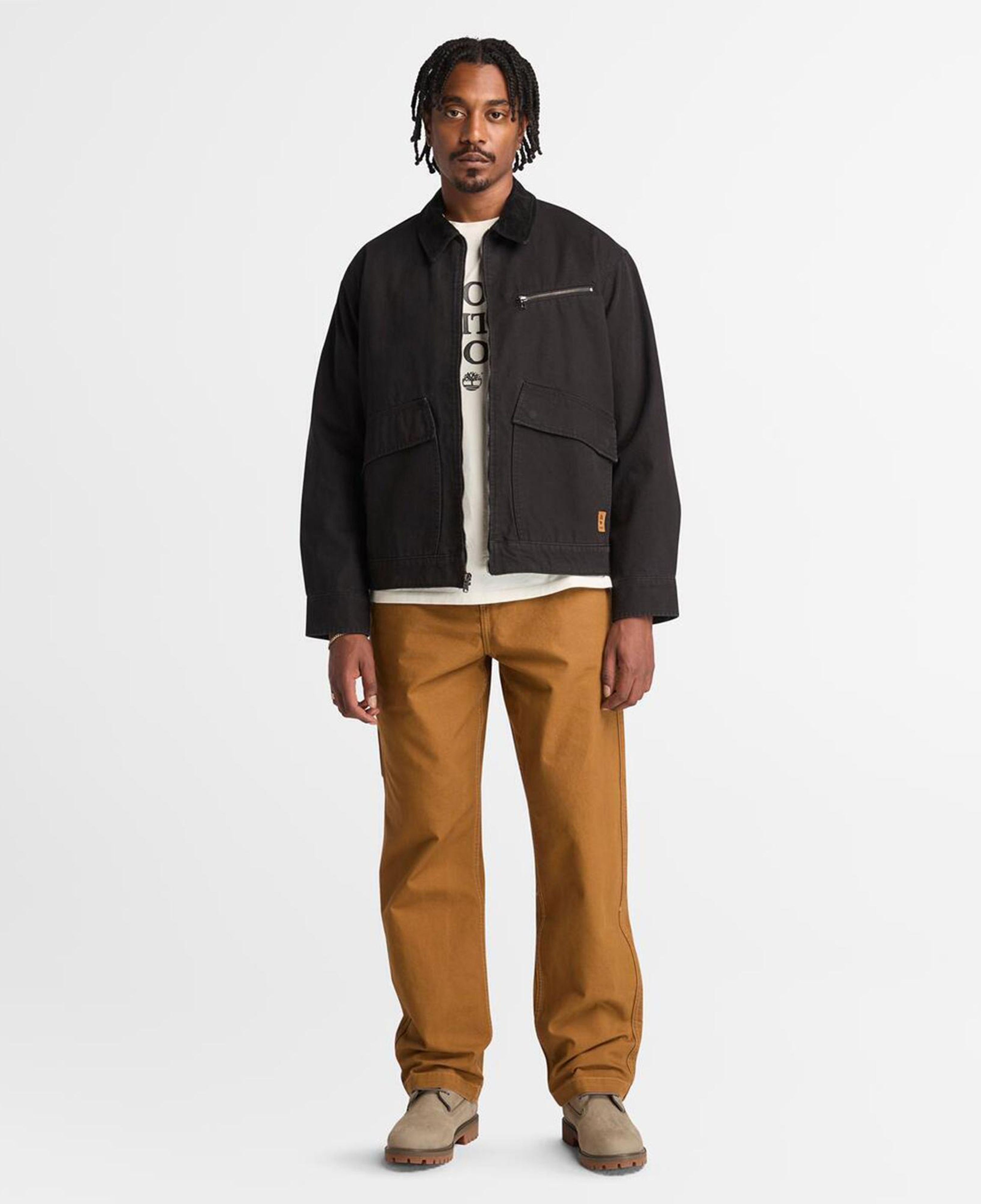 Timberland Straford Washed Regular Fit Erkek Siyah Ceket
