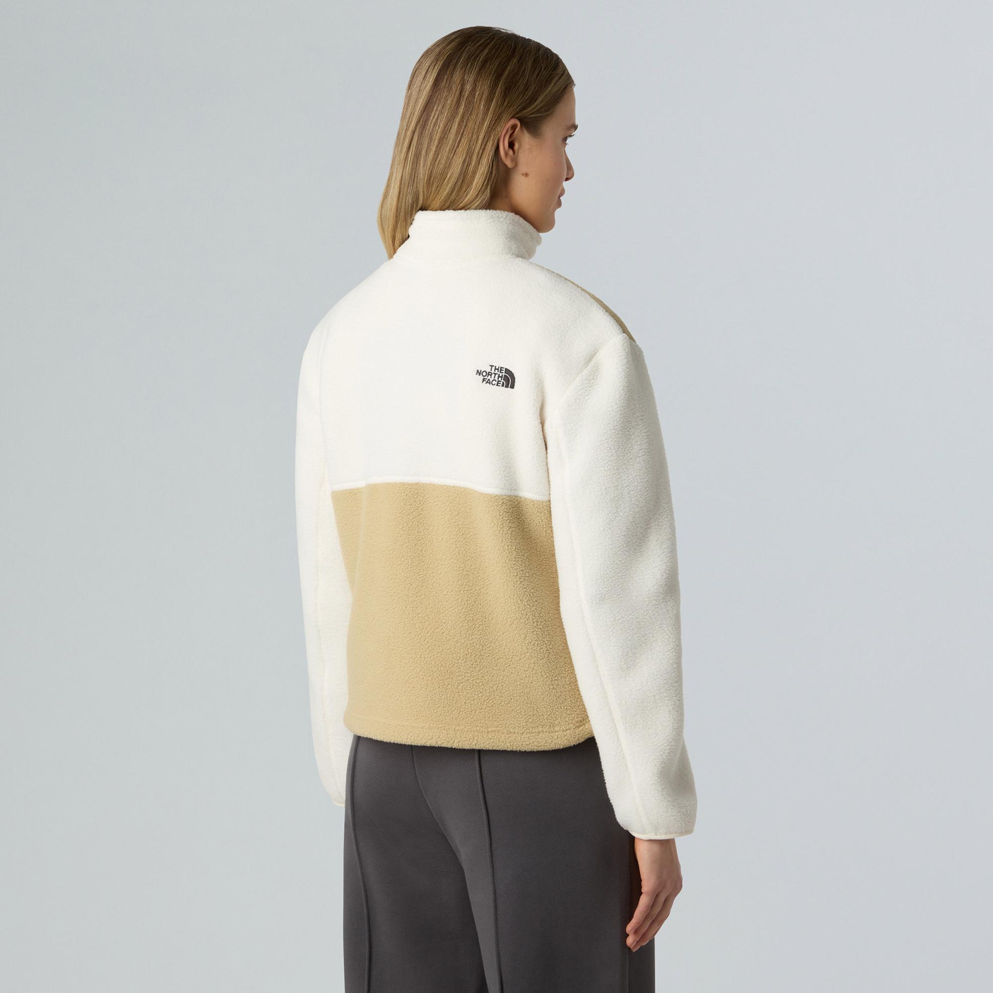 The North Face Yumiori 1/4 Zip Kadın Kahverengi Polar Mont