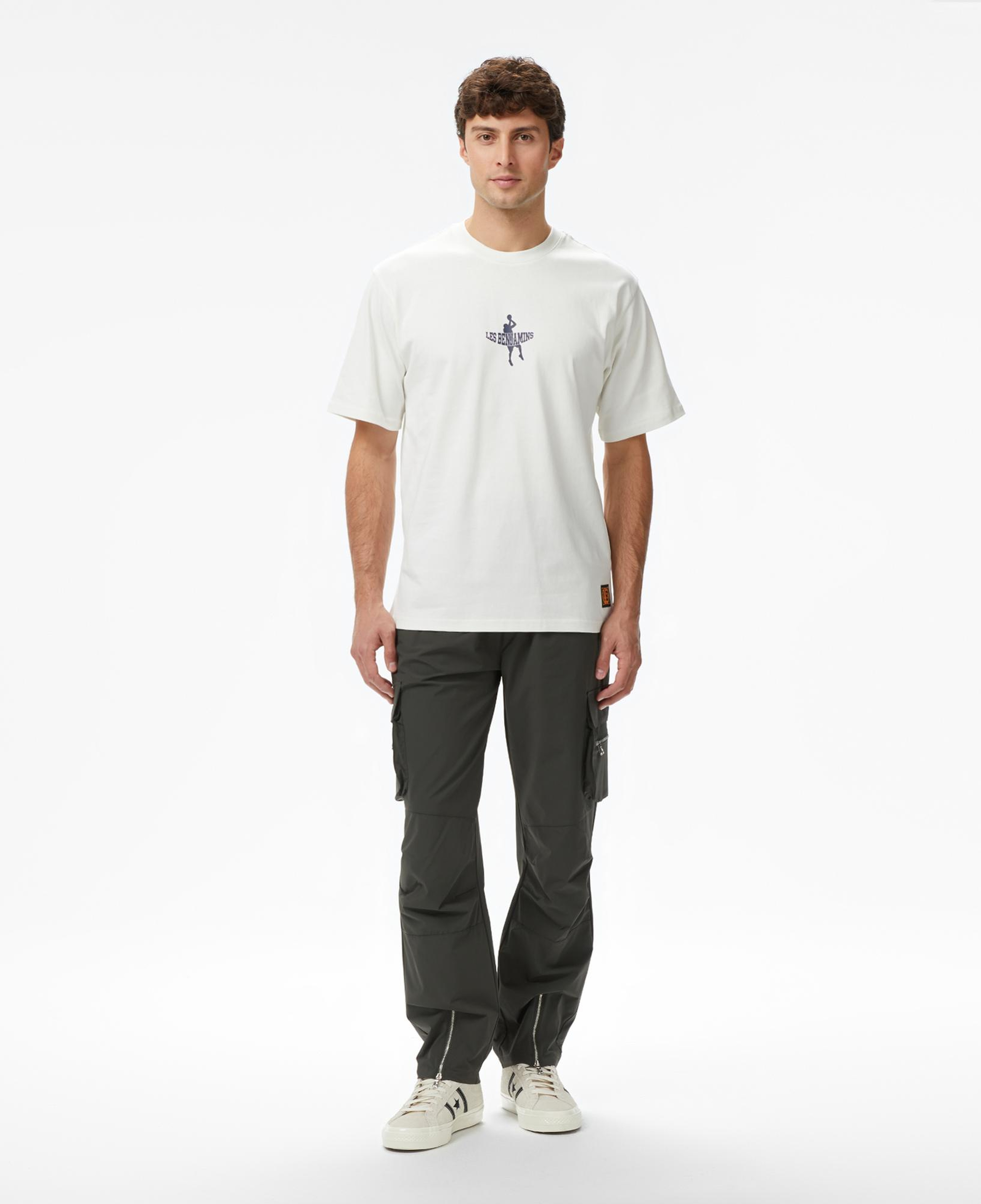 Les Benjamins Essentials 710 Erkek Beyaz T-Shirt