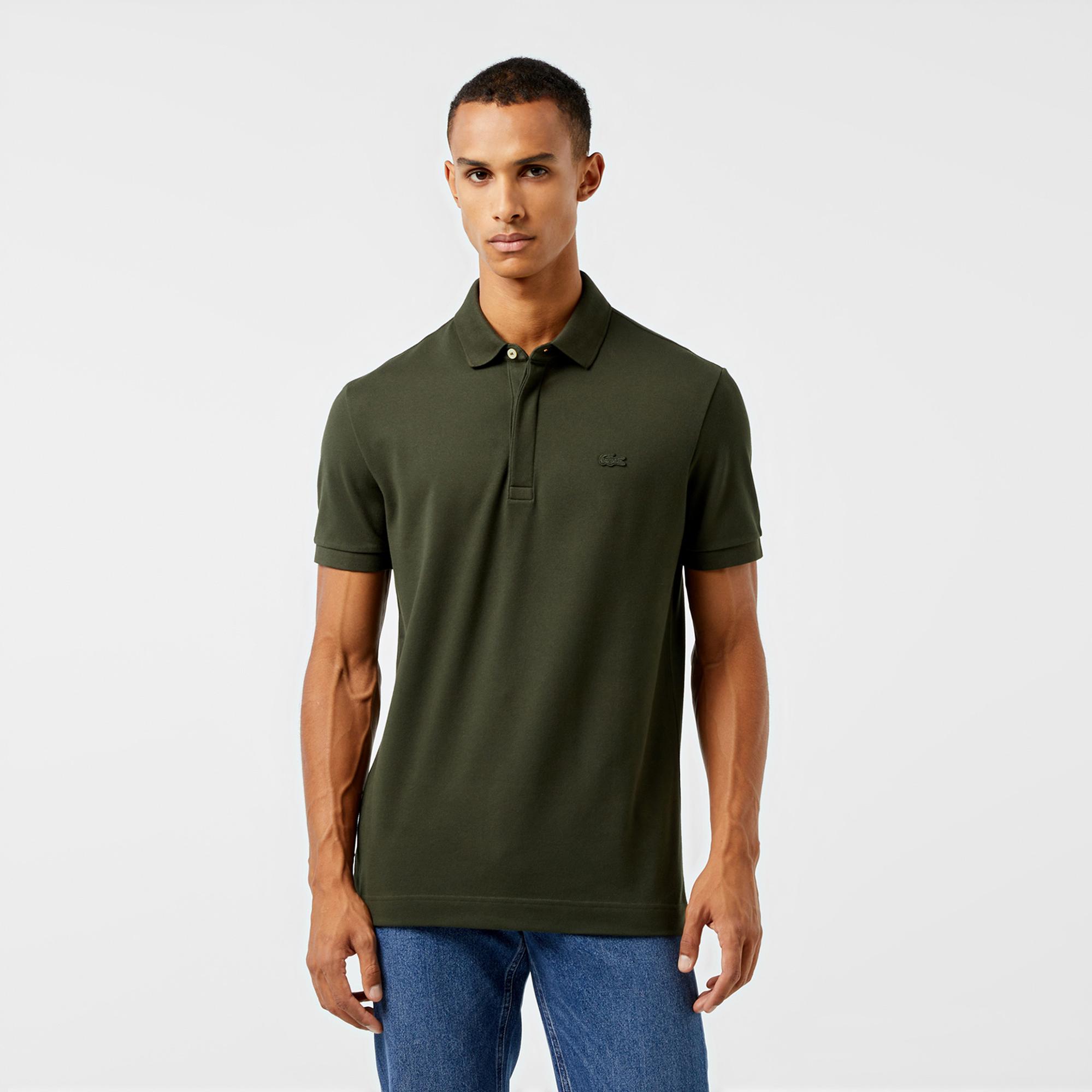 Lacoste Paris Erkek Regular Fit Haki Polo
