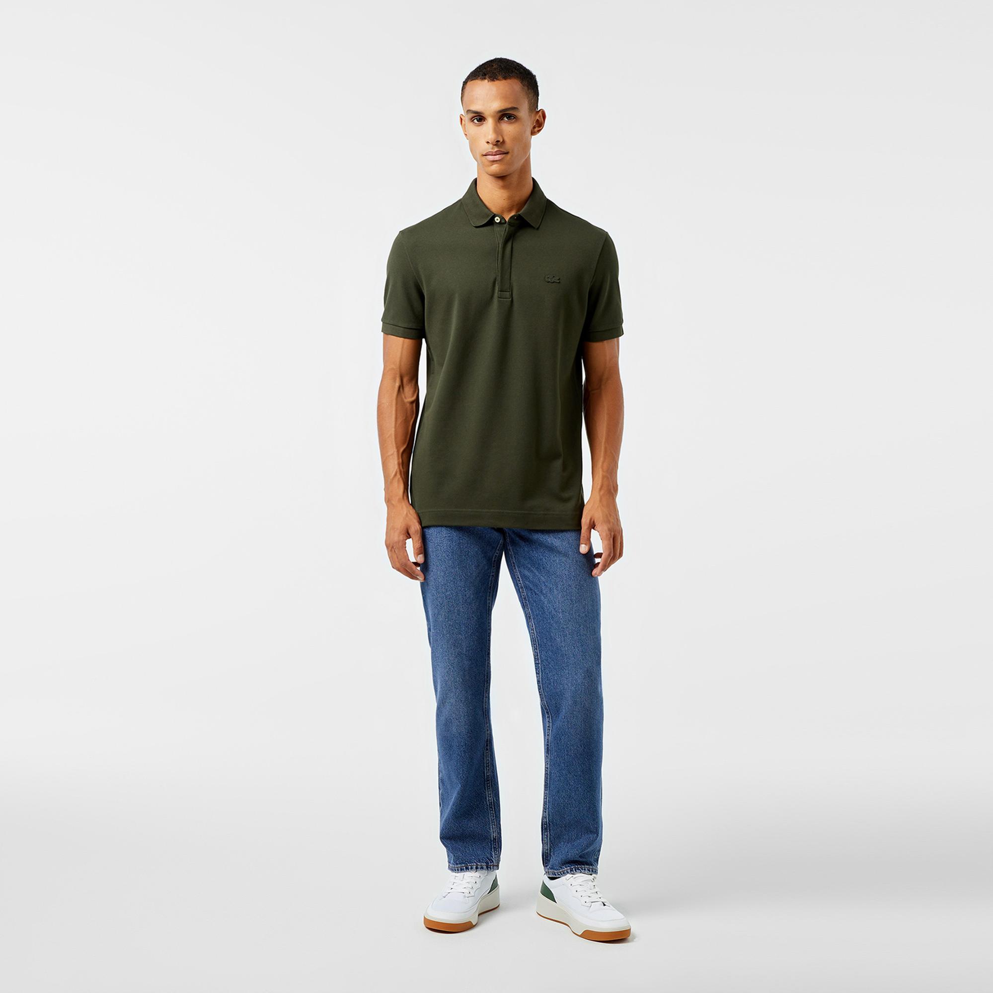 Lacoste Paris Erkek Regular Fit Haki Polo