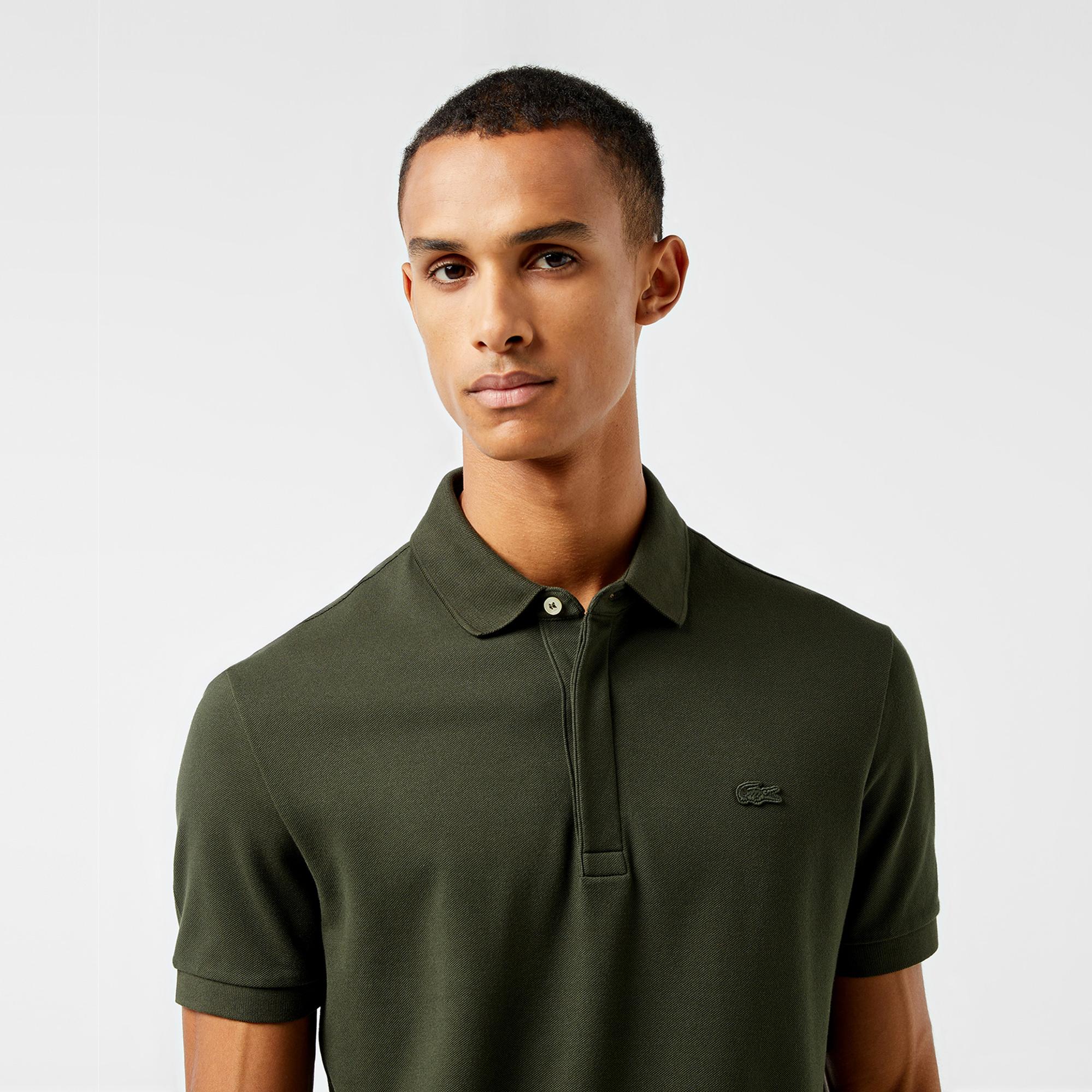 Lacoste Paris Erkek Regular Fit Haki Polo