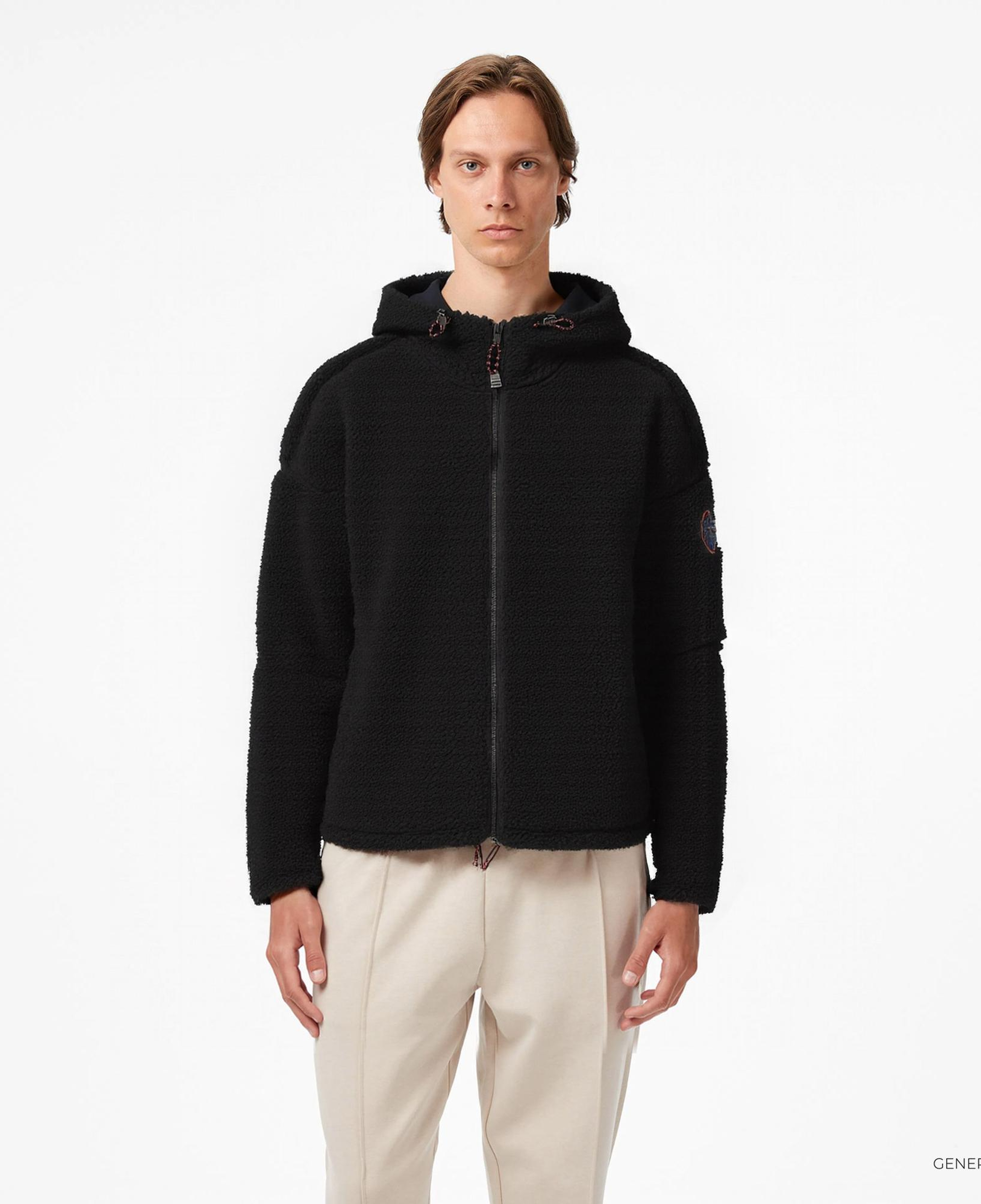 Napapijri T-Tires Fzh Erkek Siyah Polar Ceket