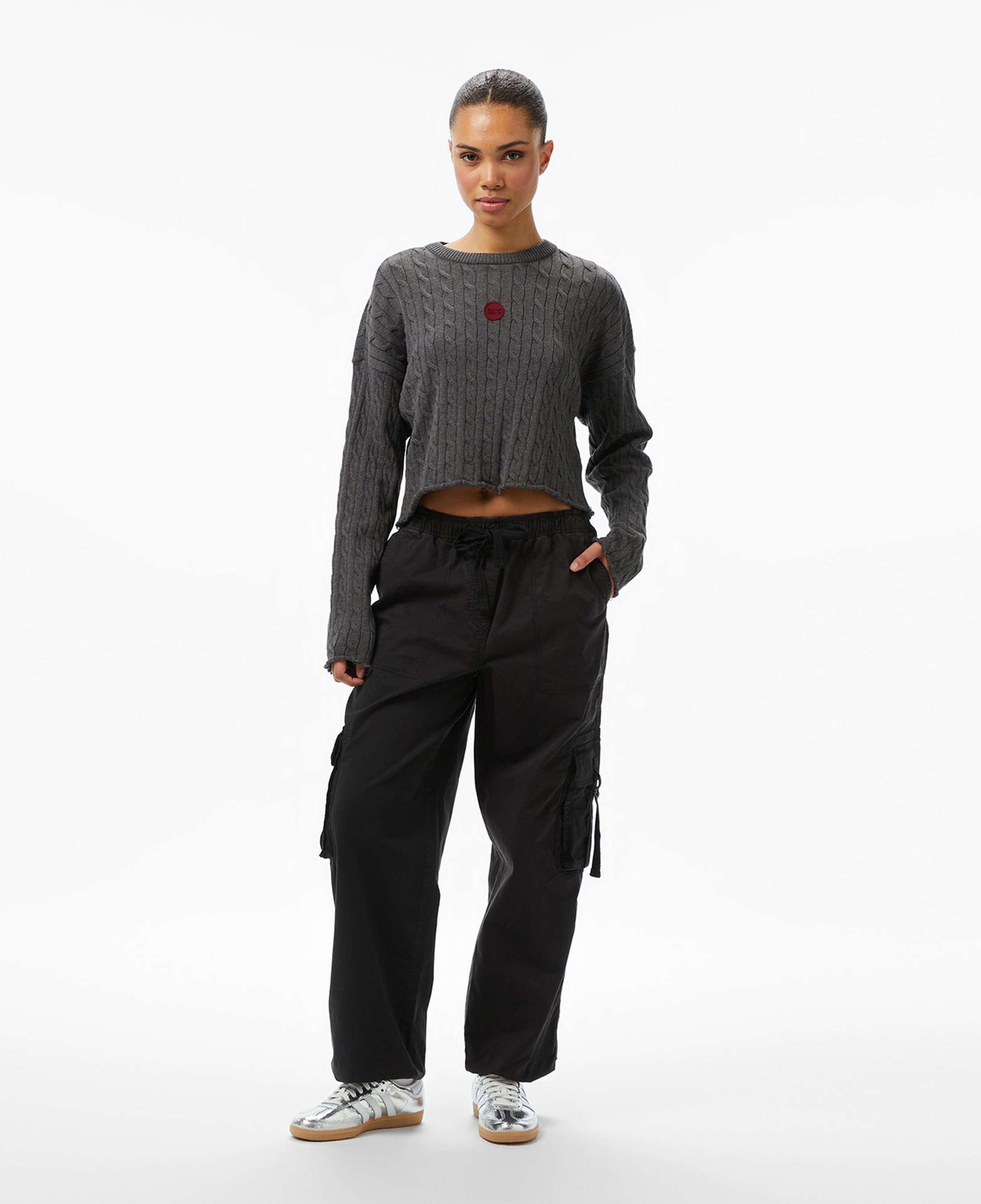 UNITED4 Essentials Kadın Gri Triko