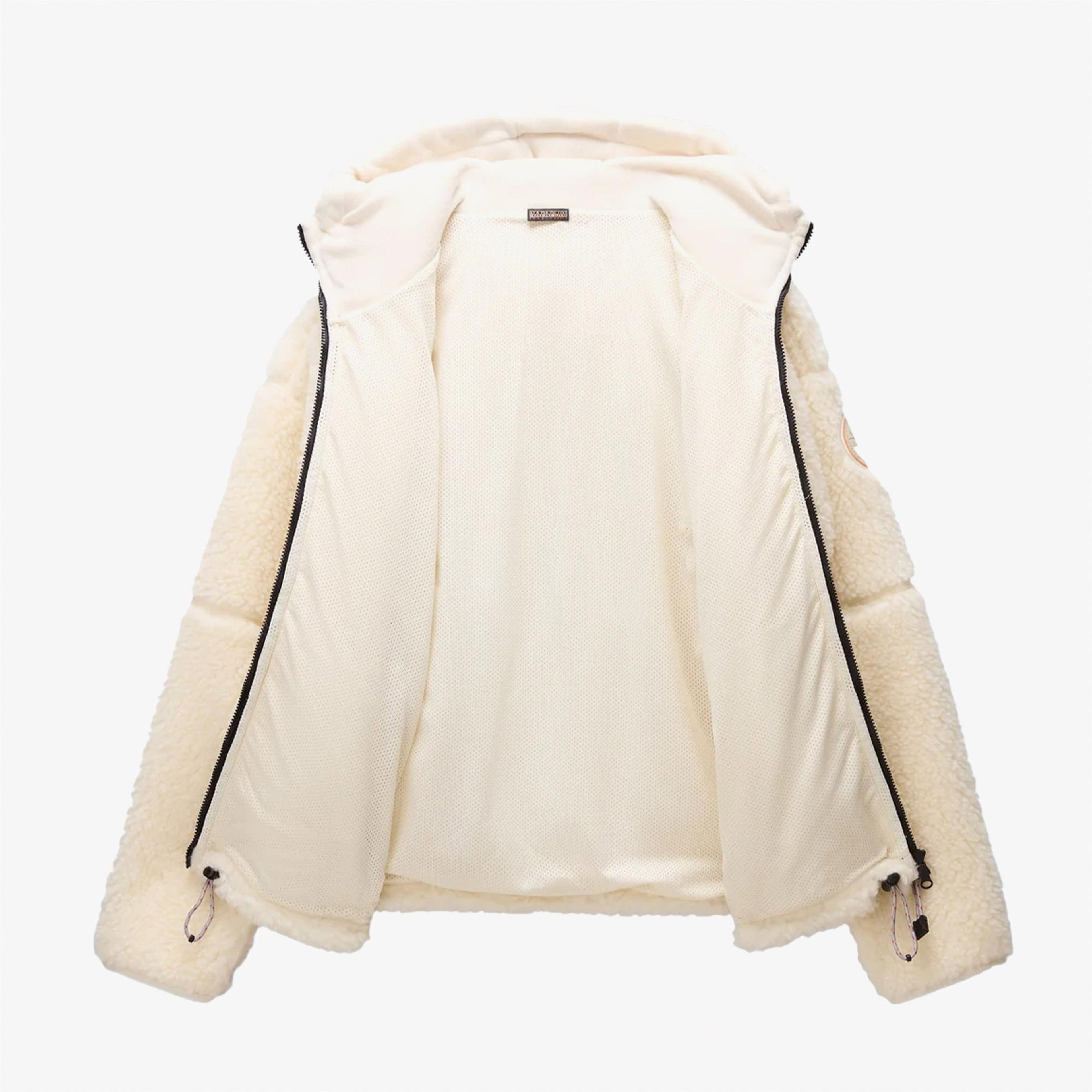 Napapijri T-Tires Fzh Erkek Krem Polar Ceket