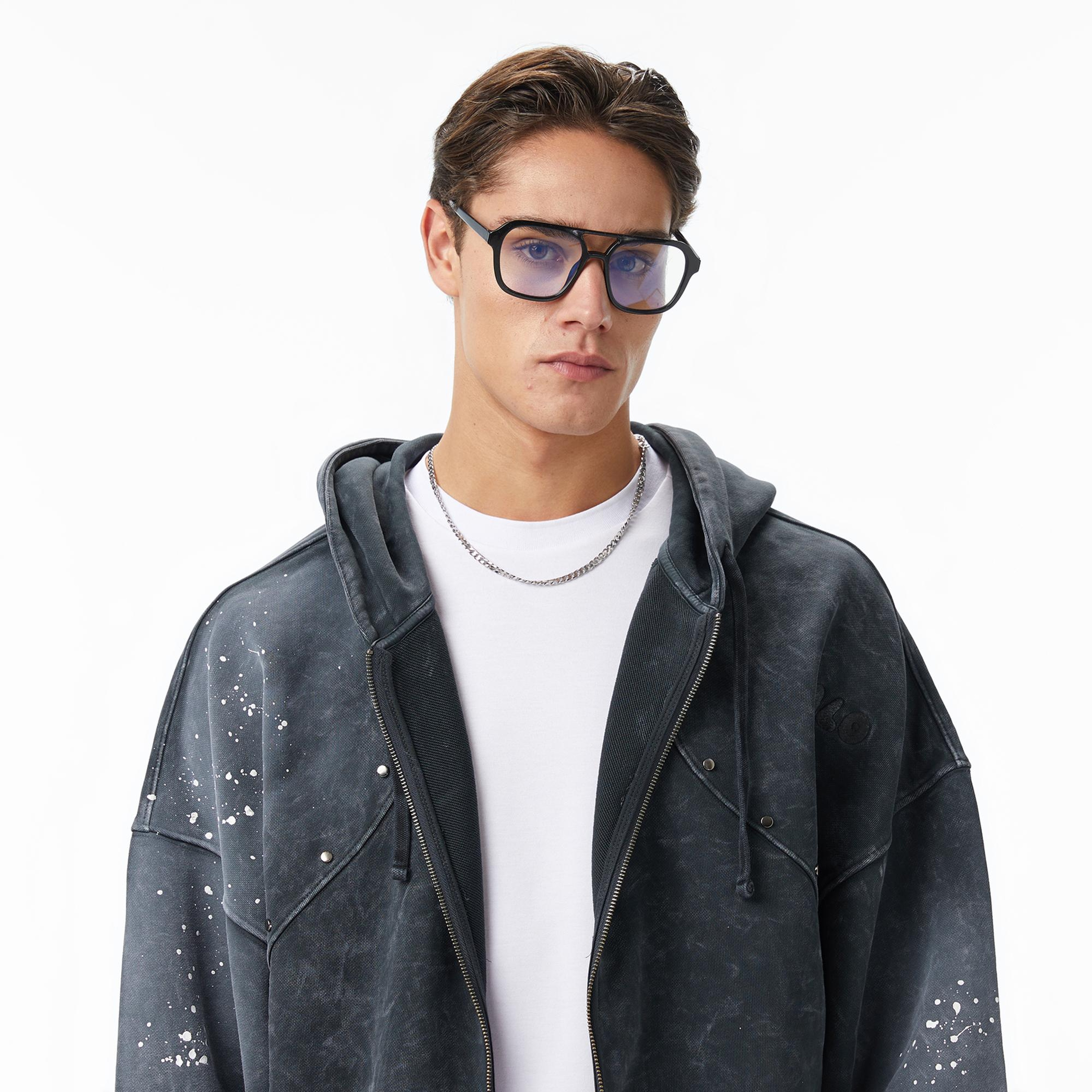 Les Benjamins Esssentials 301 Erkek Siyah Sweatshirt