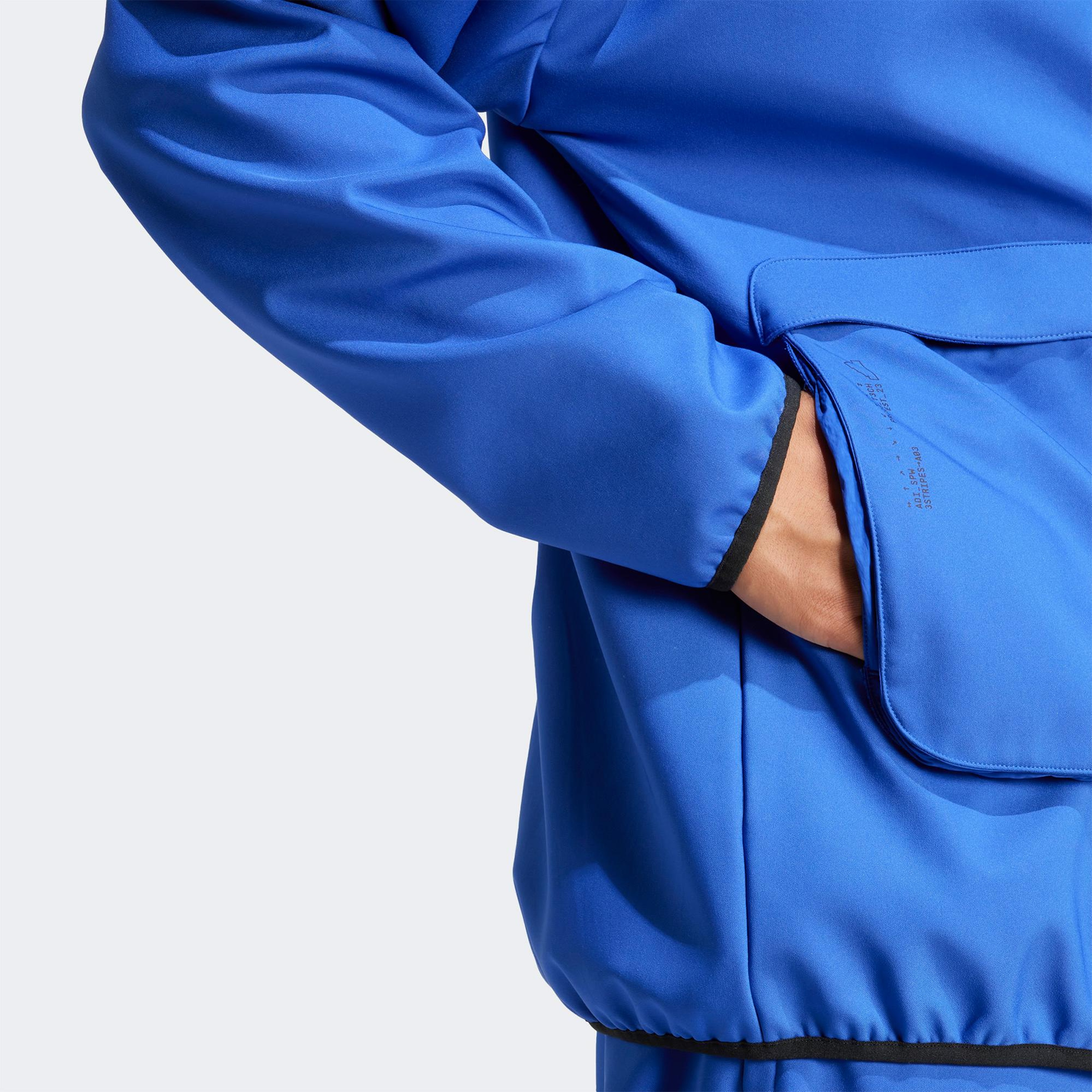 adidas City Escape Premium Full Zip Erkek Mavi Mont