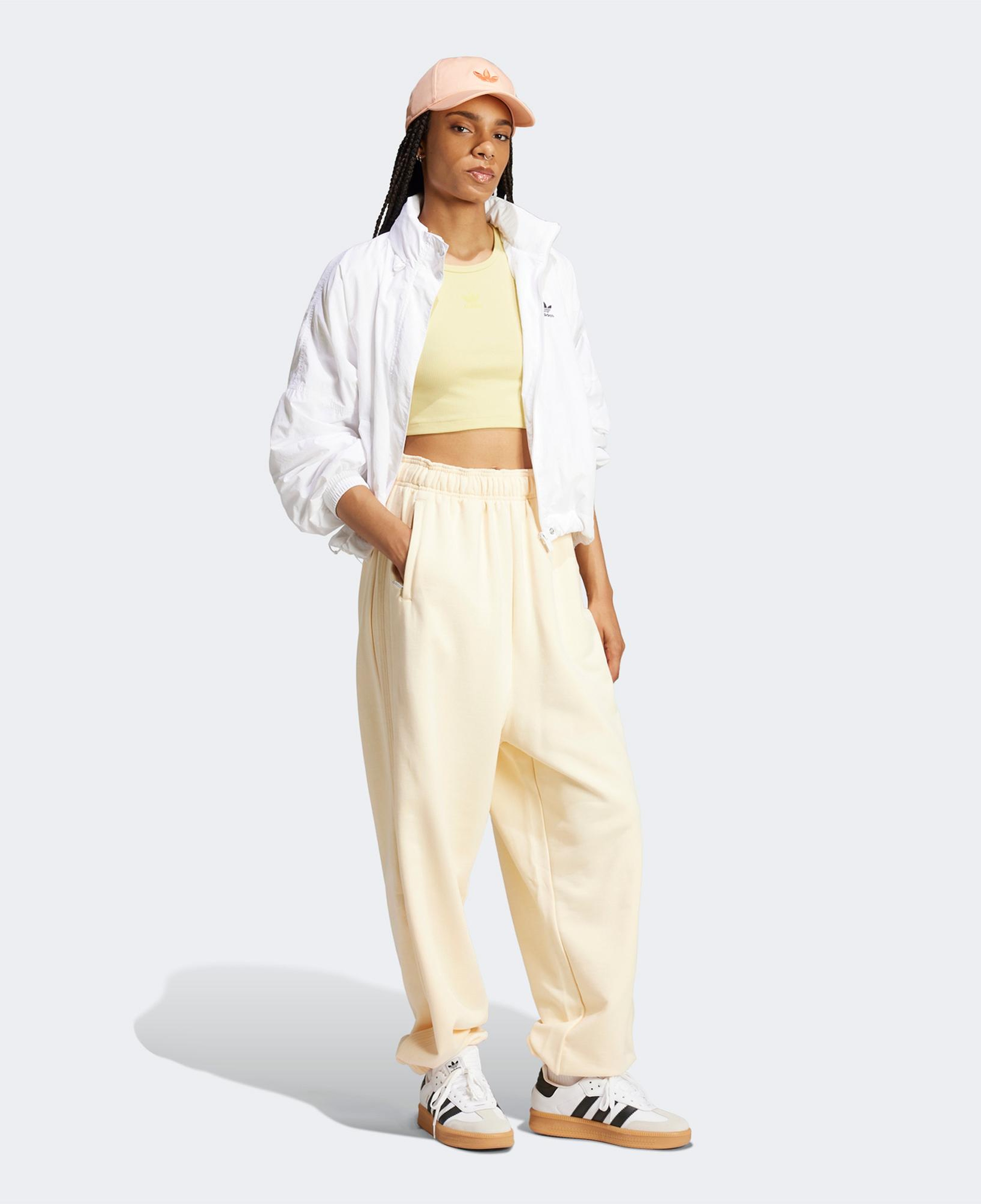 adidas Premium Essentials French Terry Kadın Bej Eşofman Altı