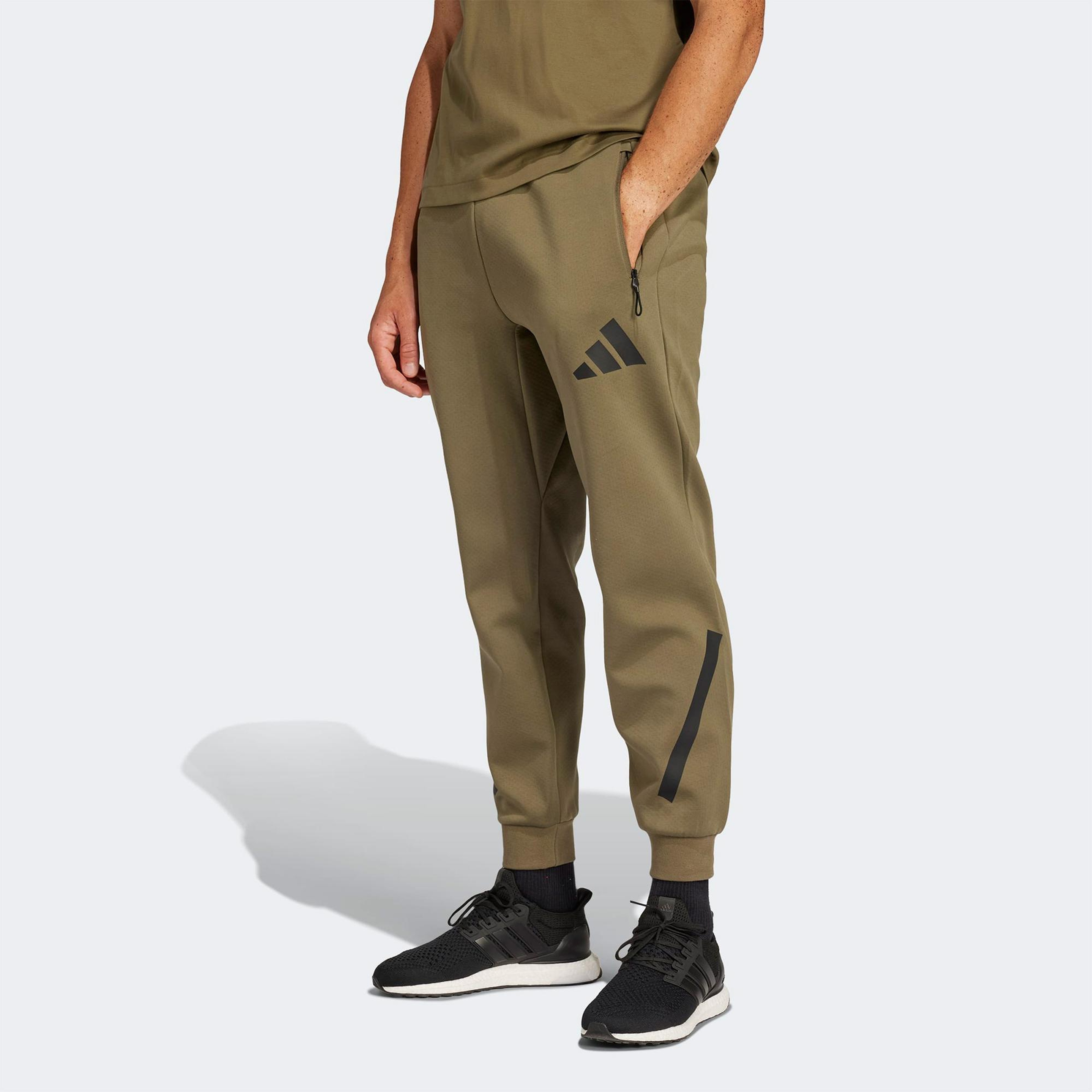 adidas ZNE Erkek Yeşil Eşofman Altı