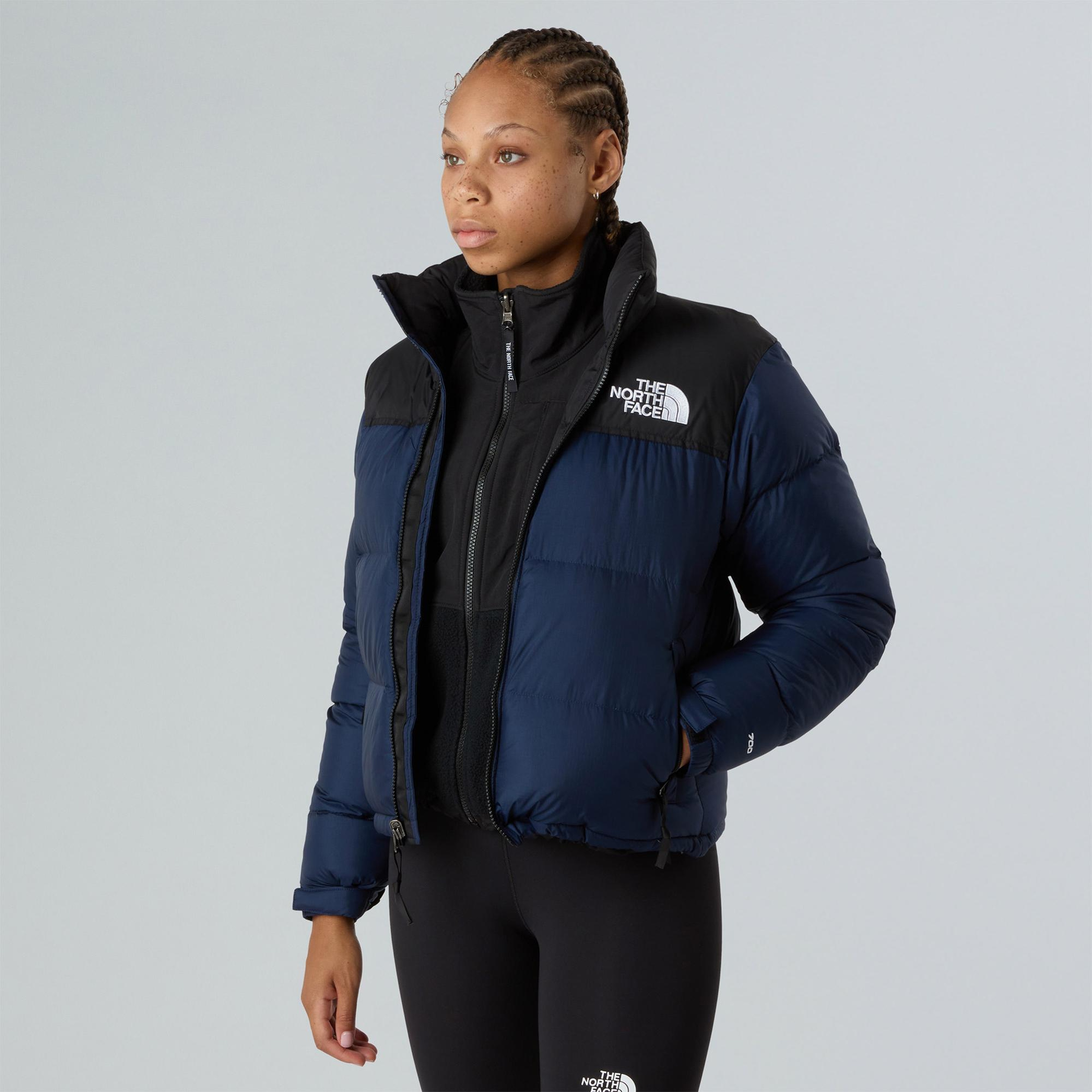 The North Face 1996 Retro Nuptse Kısa Kadın Lacivert Mont