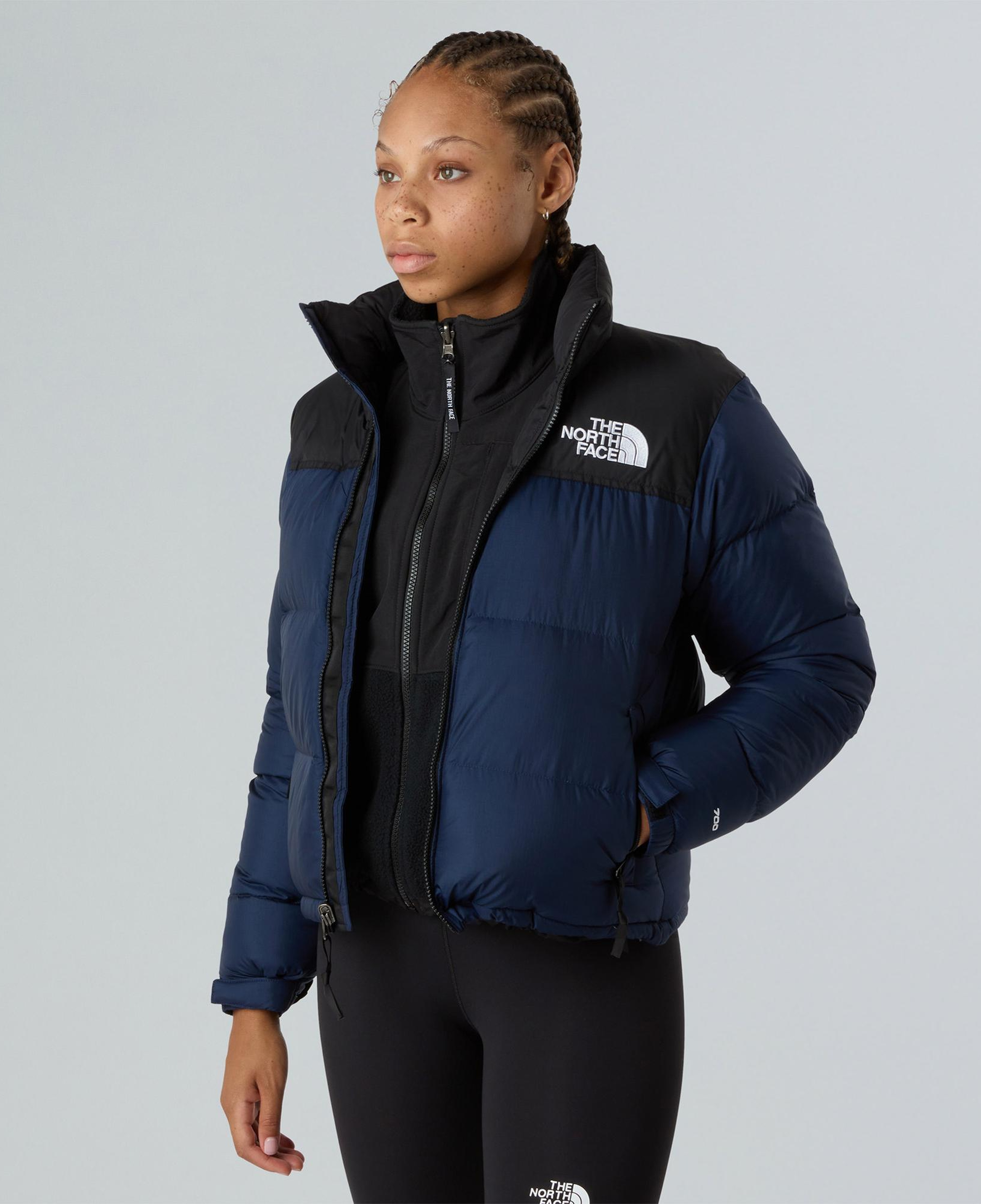 The North Face 1996 Retro Nuptse Kısa Kadın Lacivert Mont
