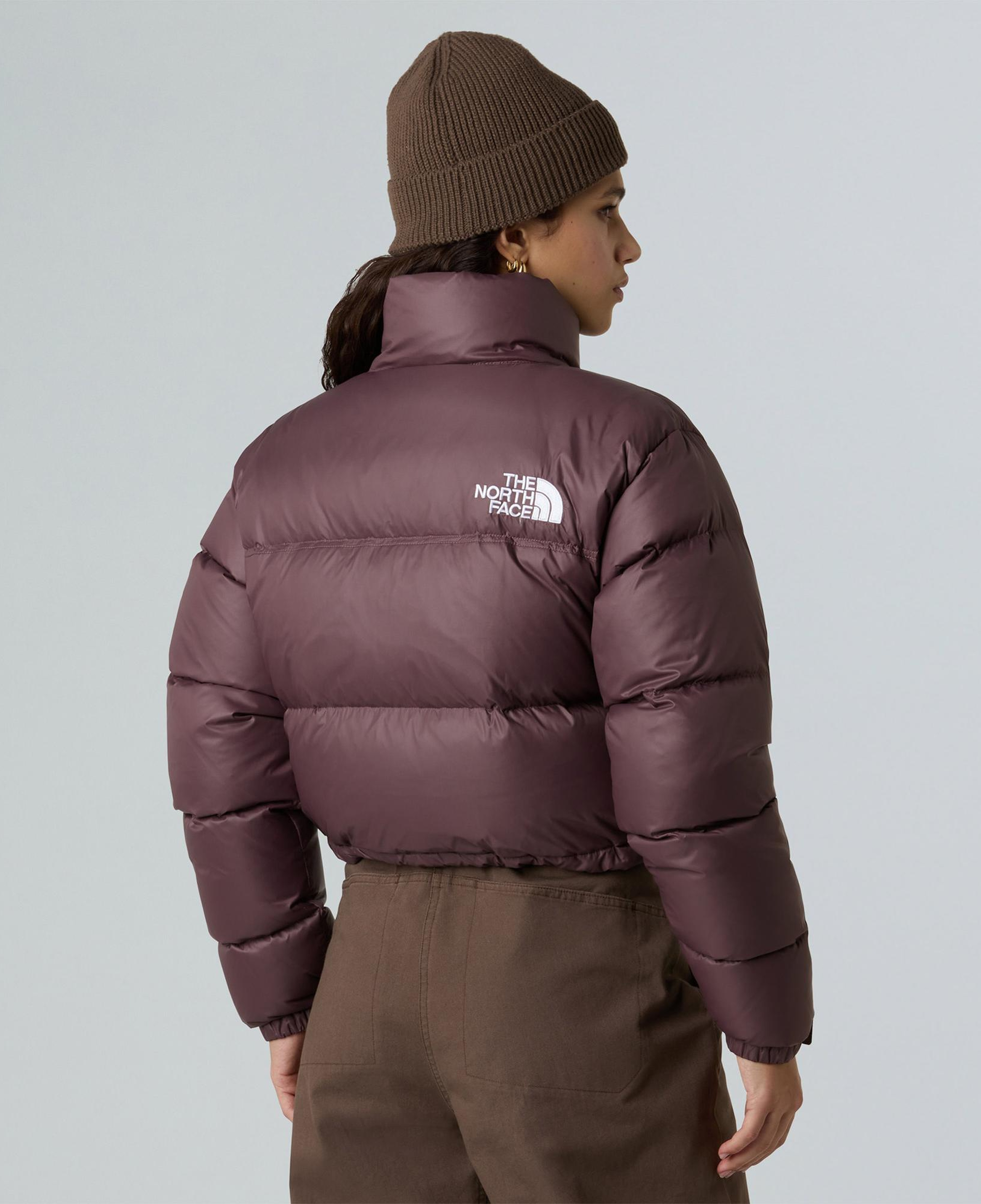 The North Face 1996 Retro Nuptse Kısa Kadın Bordo Mont