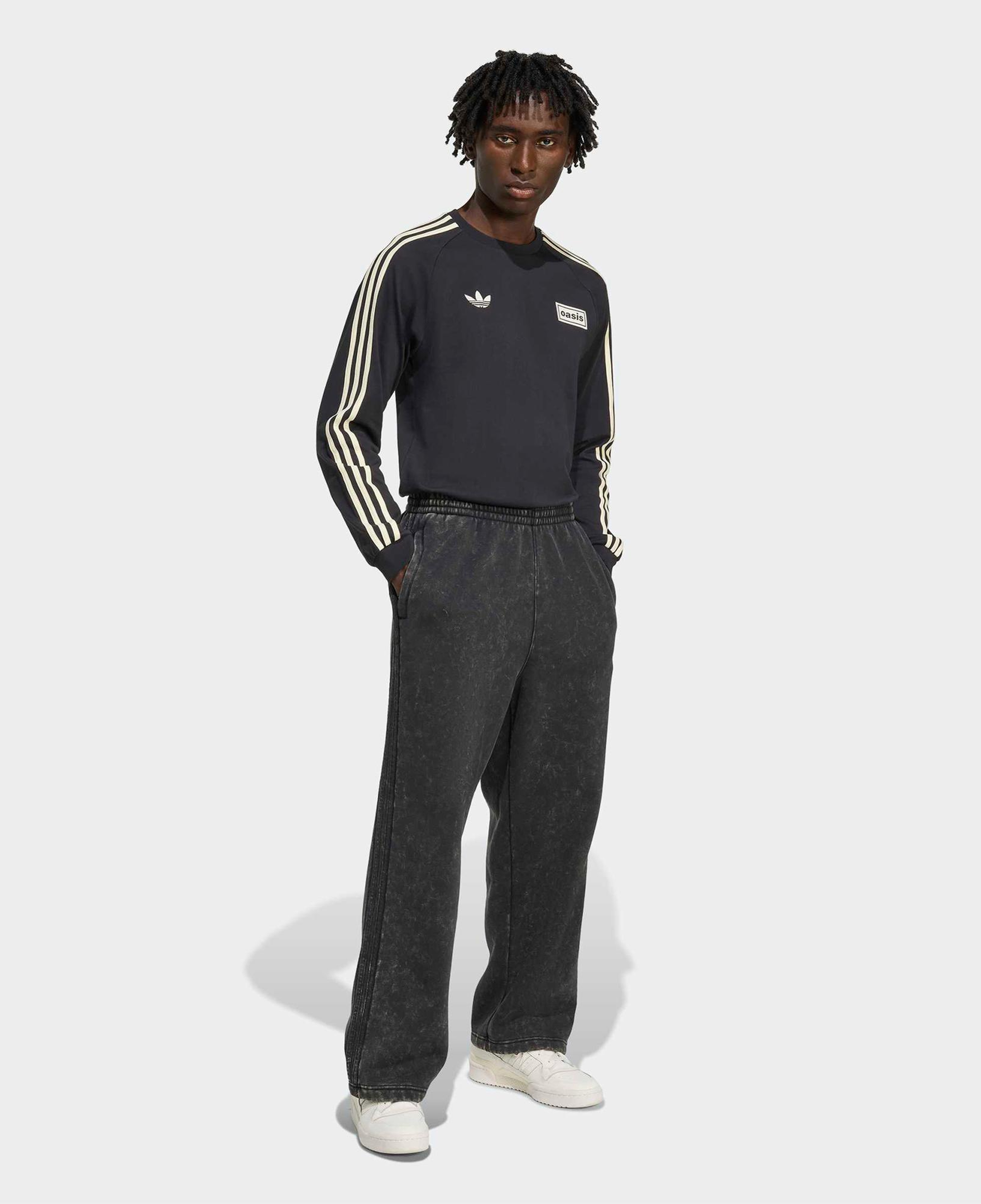 adidas Washed Unisex Siyah Eşofman Altı