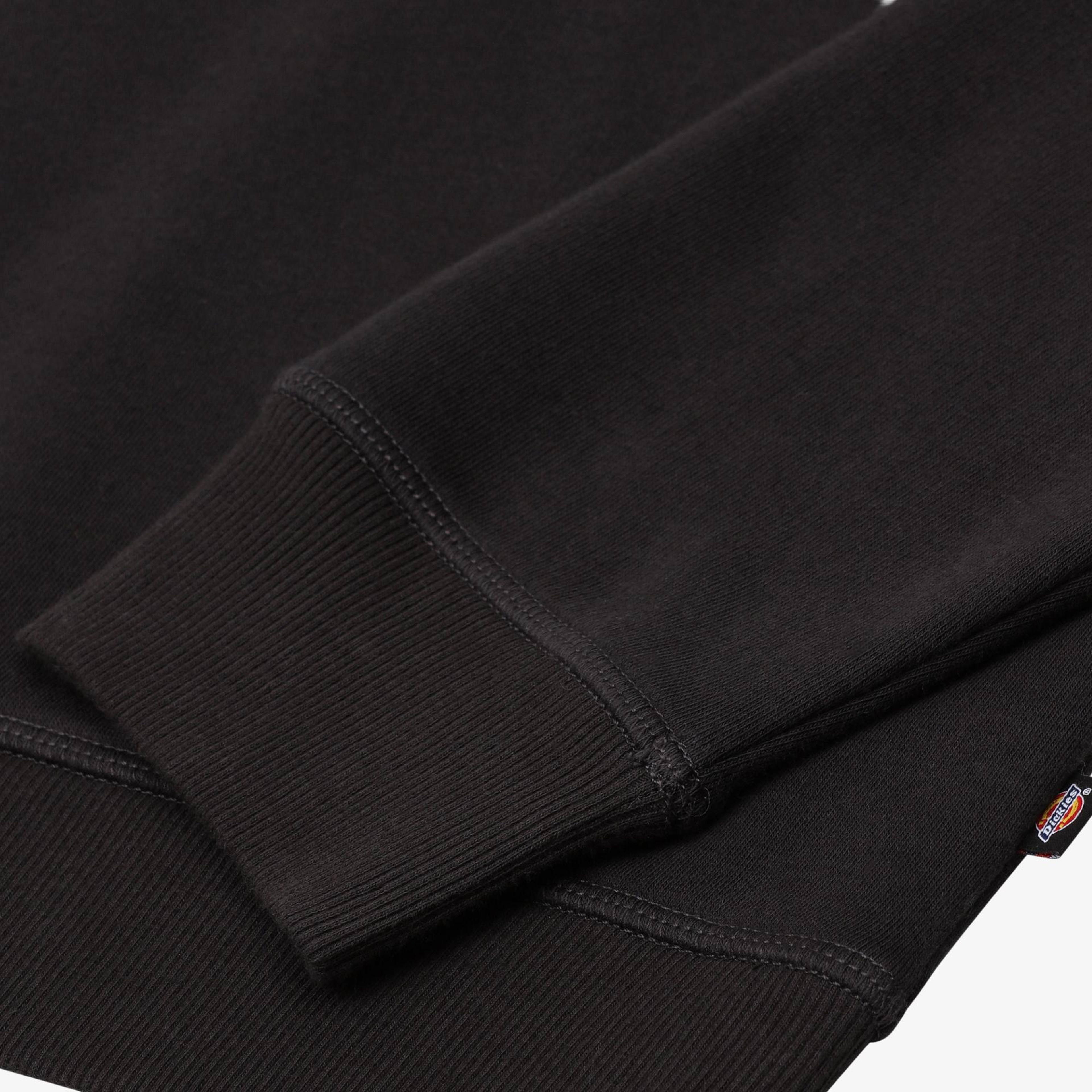 Dickies Oakport 1/4 Zip Crew Erkek Siyah Sweatshirt