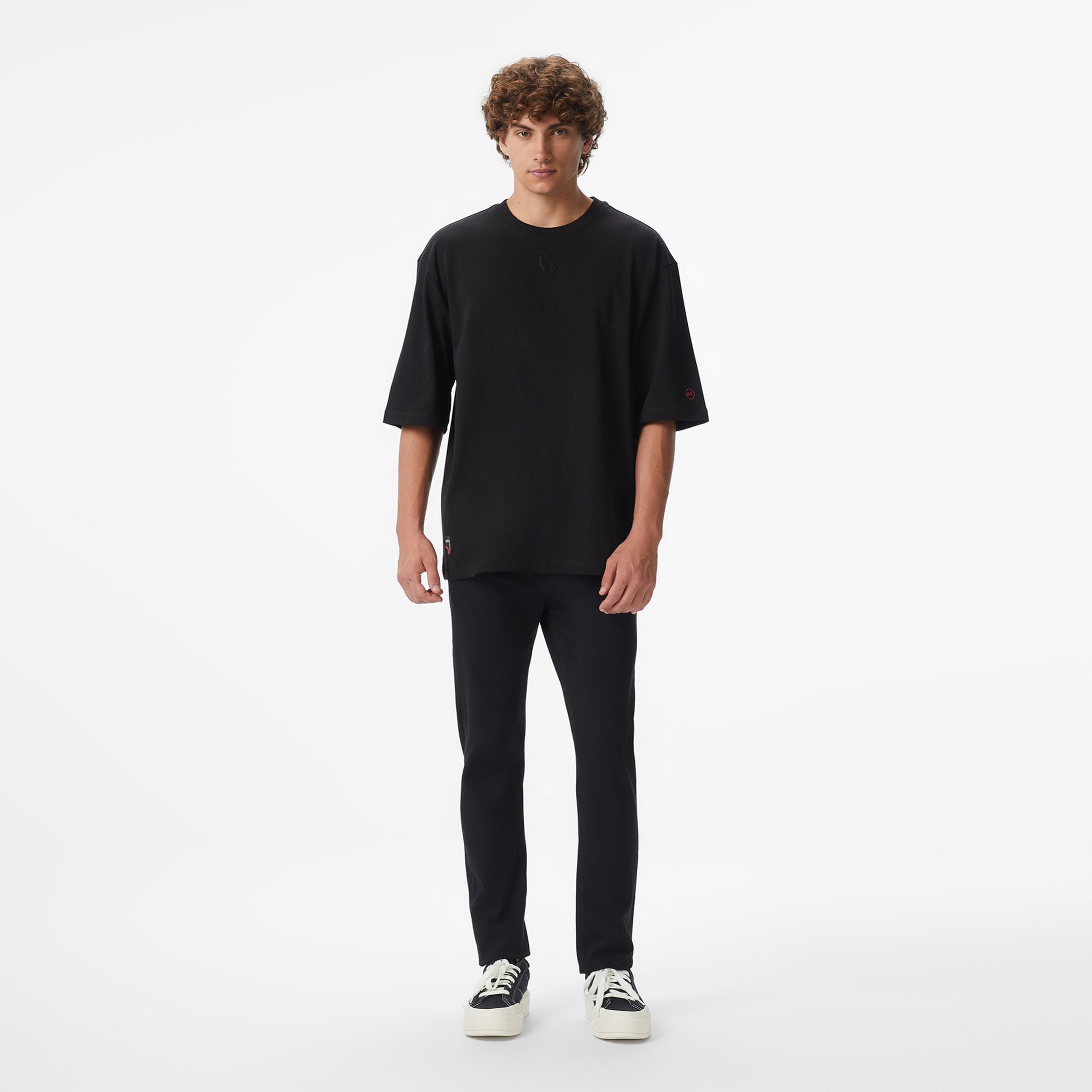 UNITED4 x Monkey Project Where Is The After Party Unisex Siyah T-Shirt