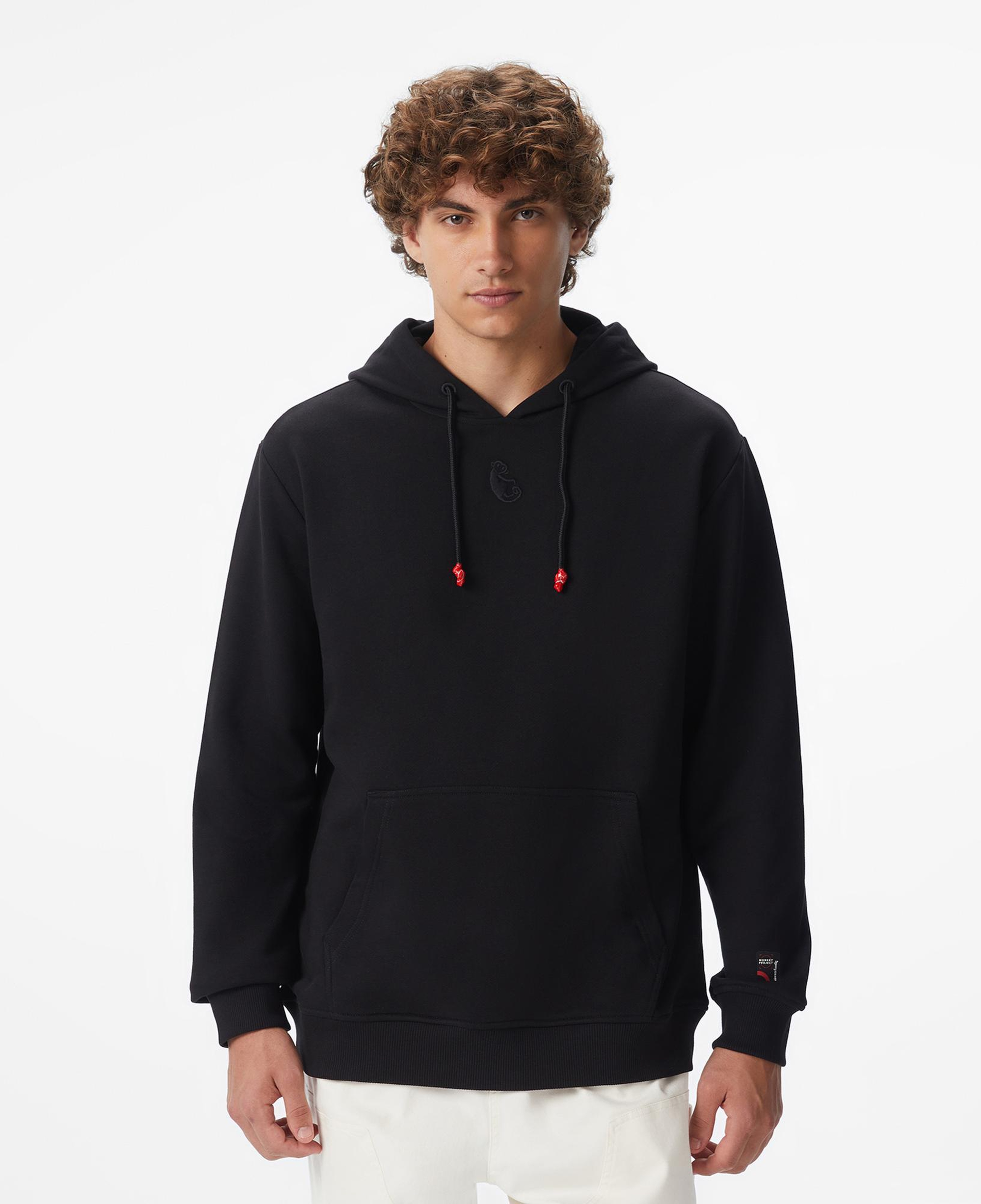 UNITED4 x Monkey Project We Are Family Unisex Siyah Sweatshirt