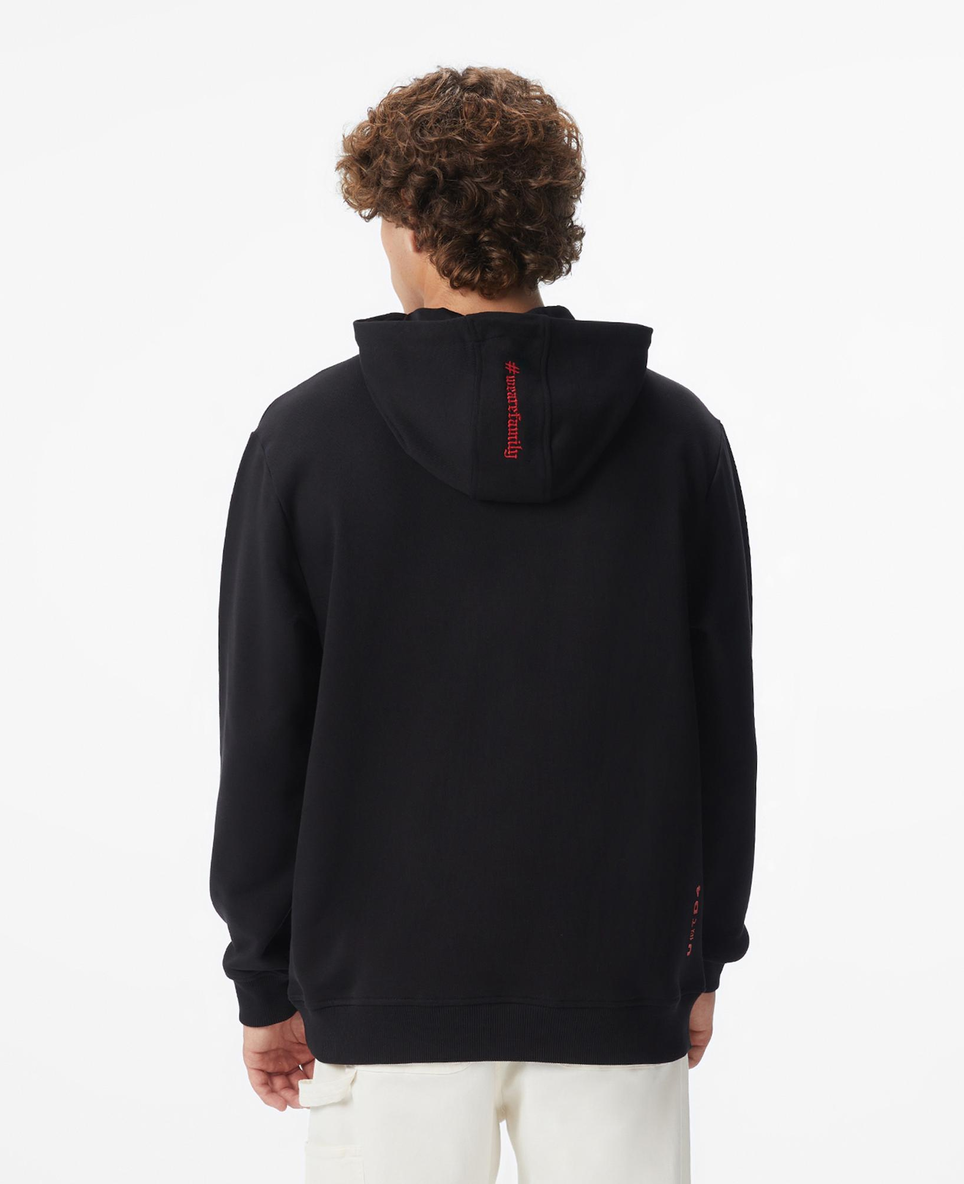 UNITED4 x Monkey Project We Are Family Unisex Siyah Sweatshirt