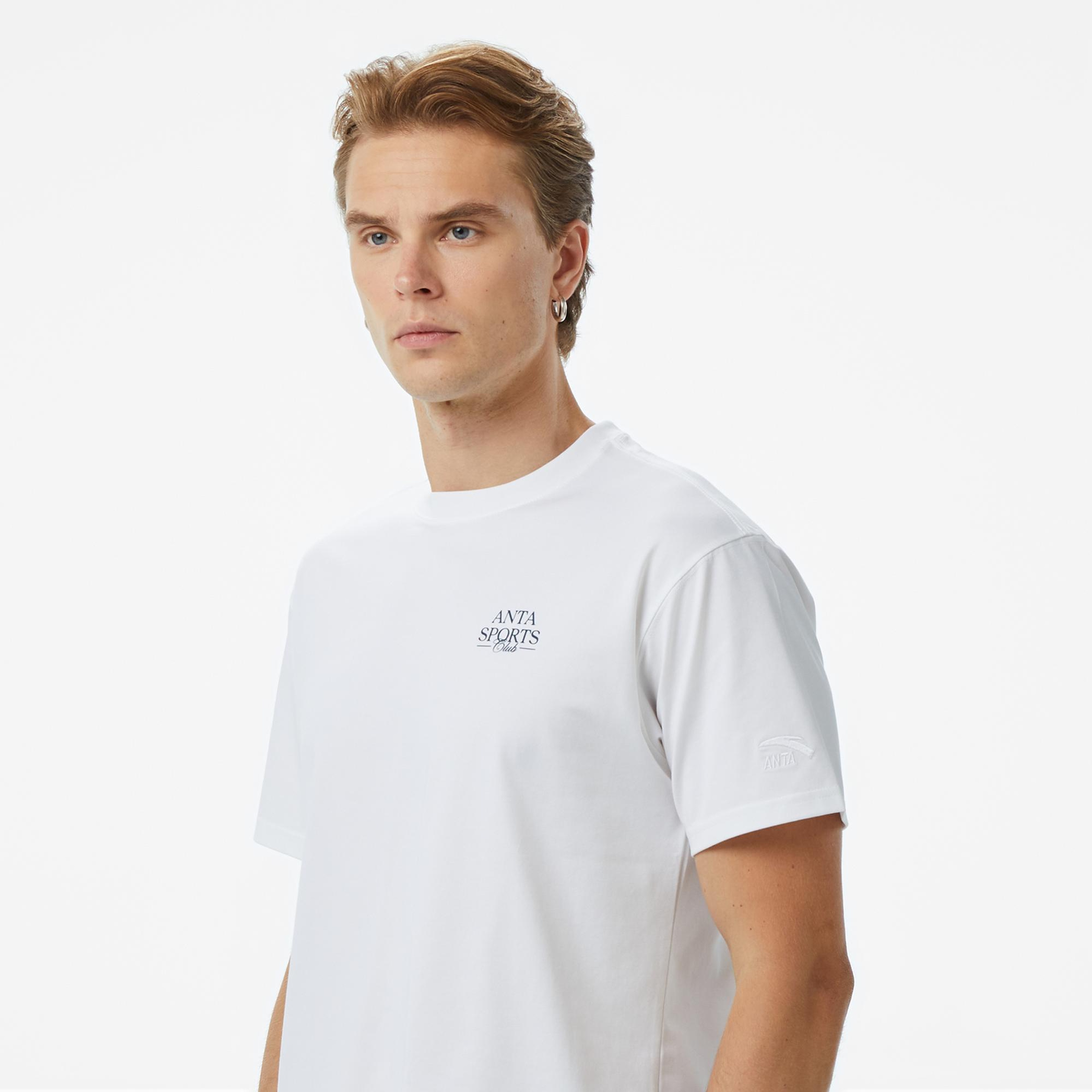 Anta Sports Erkek Beyaz T-Shirt