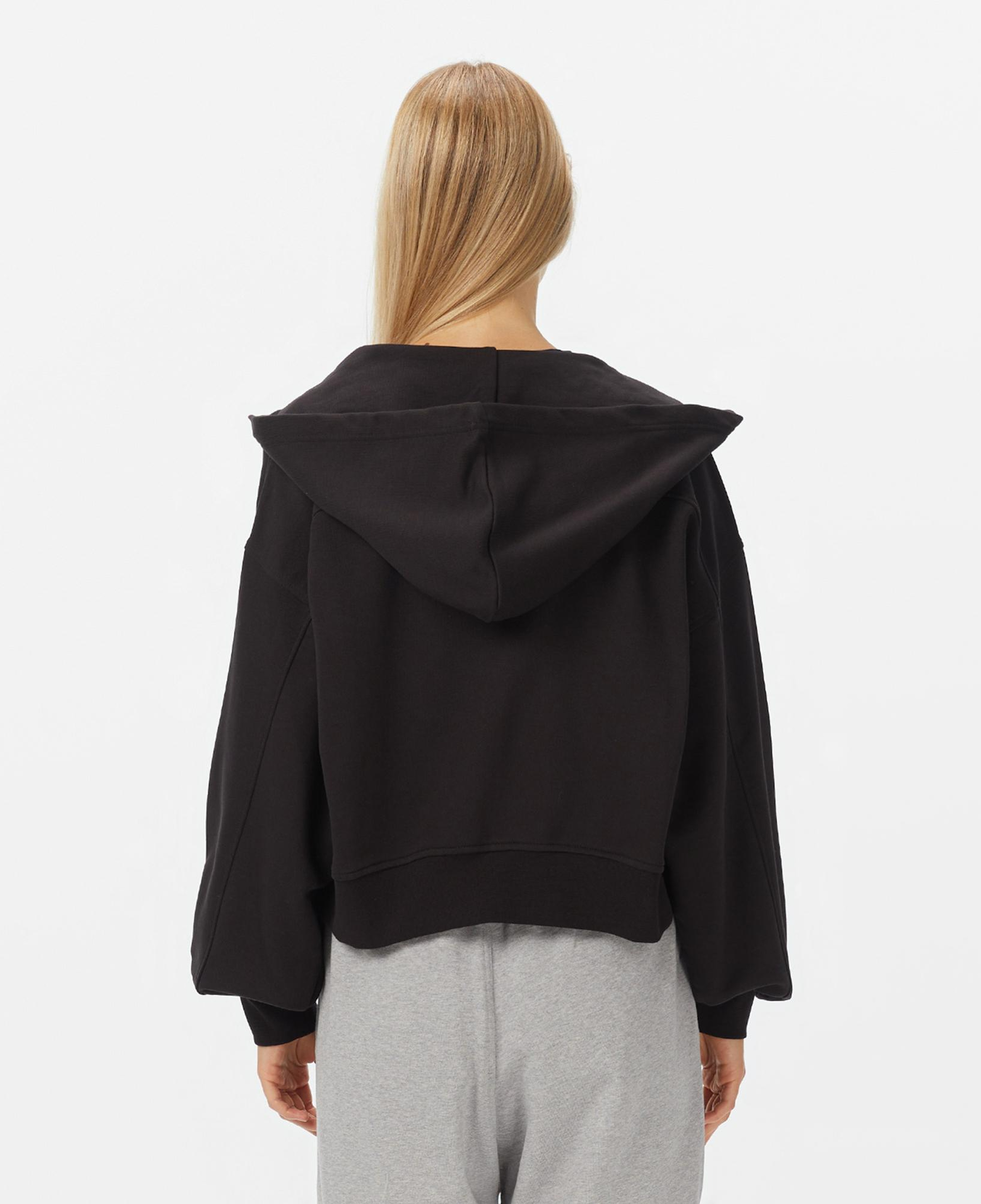 Calvin Klein French Terry Badge Logo Kadın Siyah Sweatshirt