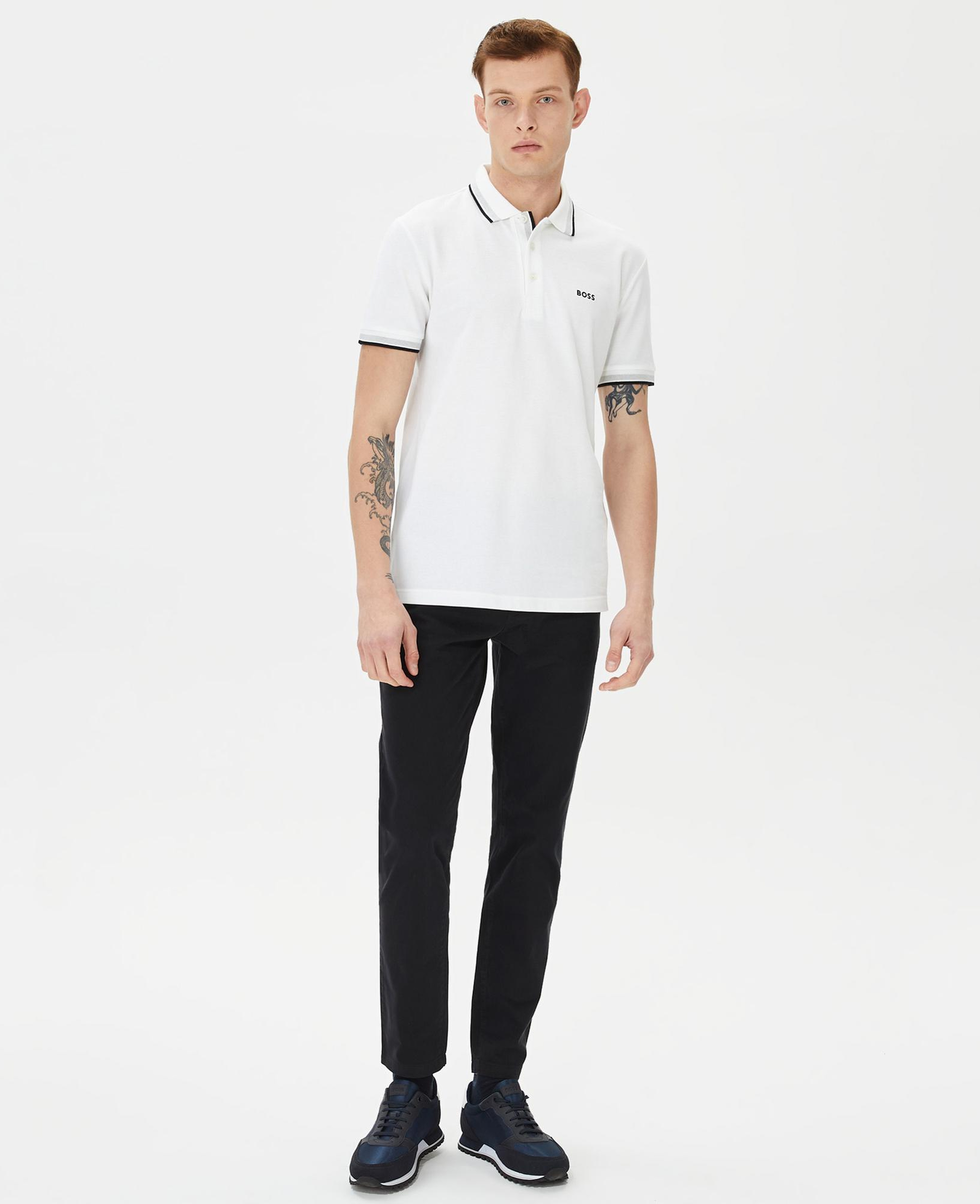 Boss Paddy Erkek Beyaz Polo