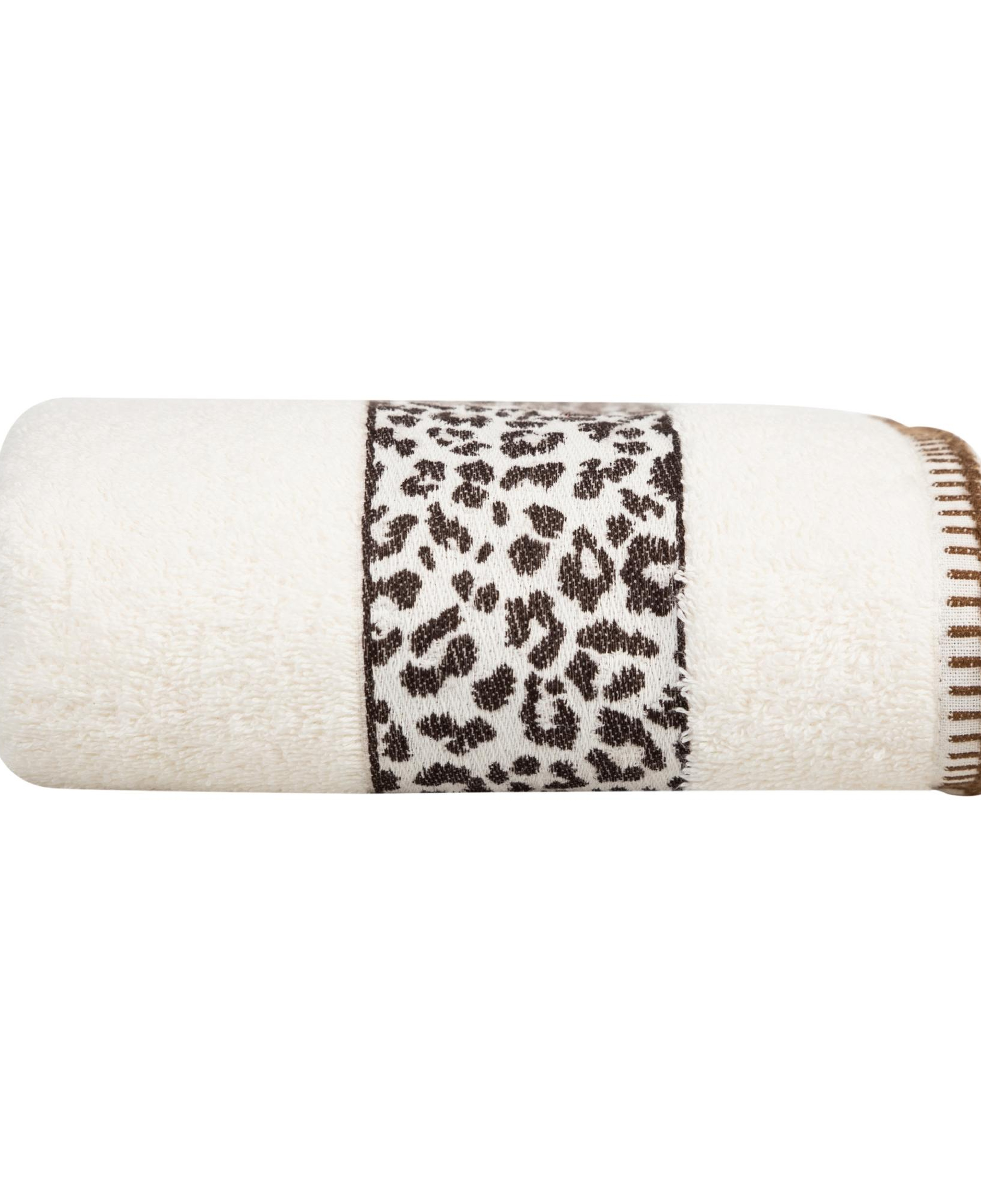 PENELOPE LEOPAR YÜZ HAVLUSU 50X80