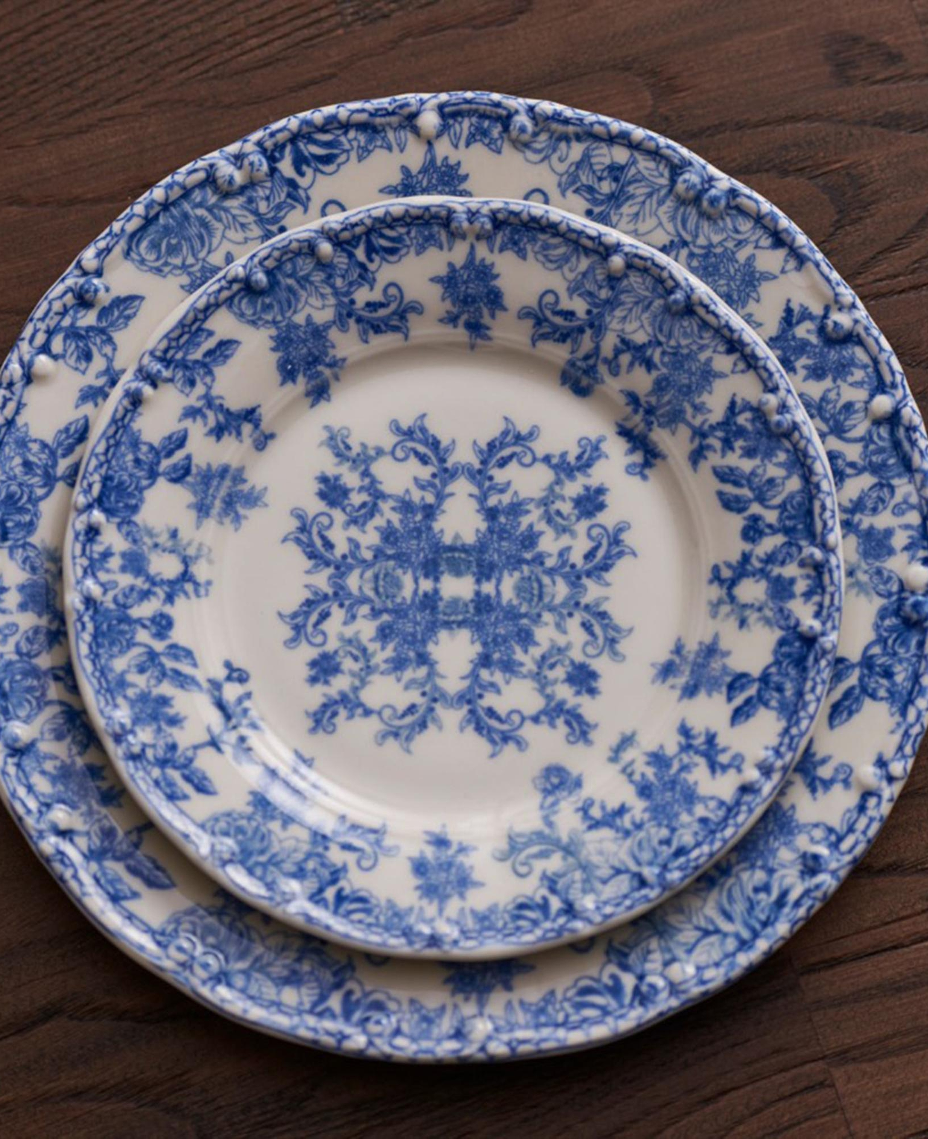 BLUE DREAM ÇUKUR TABAK SETİ 6LI-23 CM