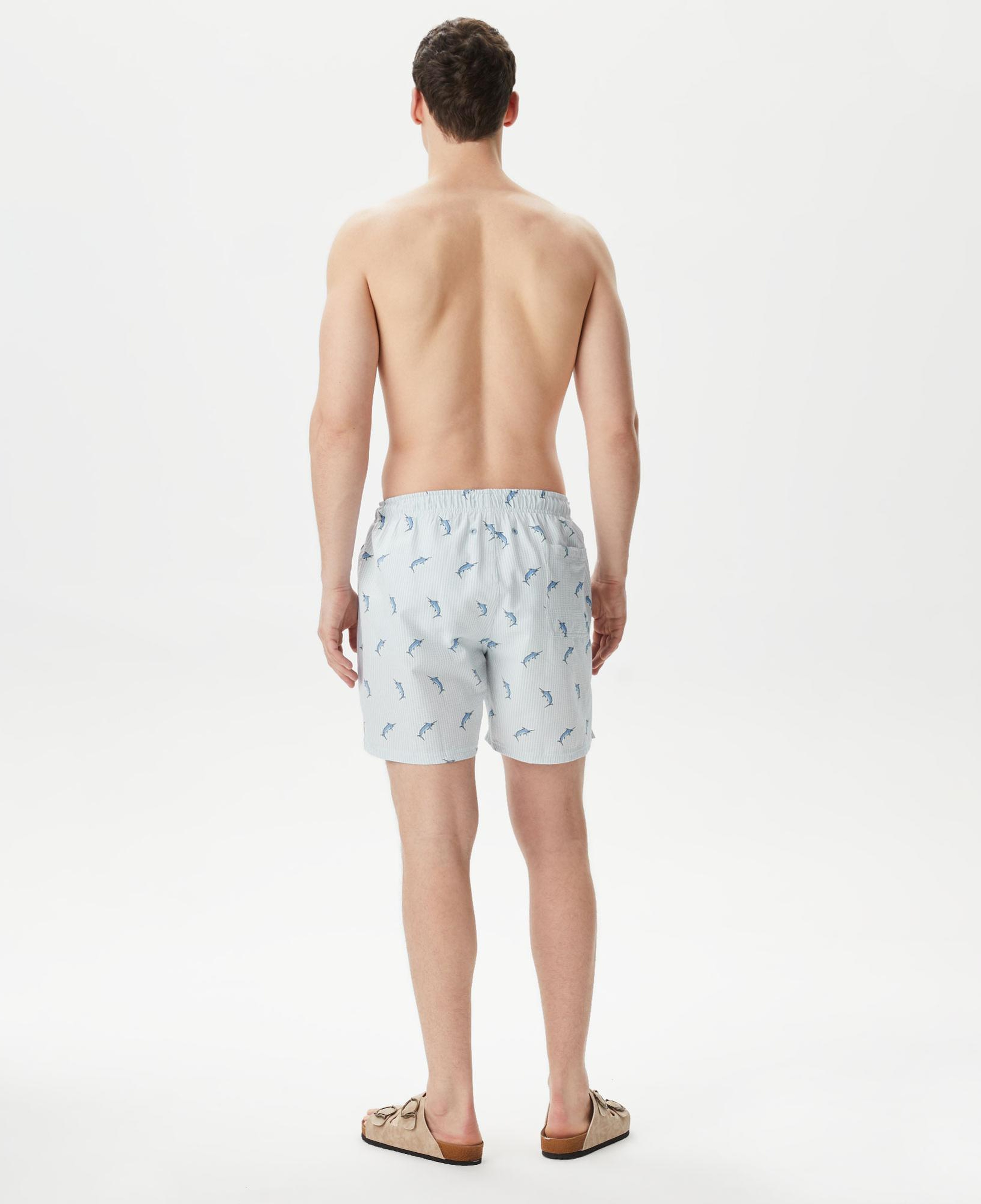 Nautica Erkek Mavi Standart Fit Deniz Şortu