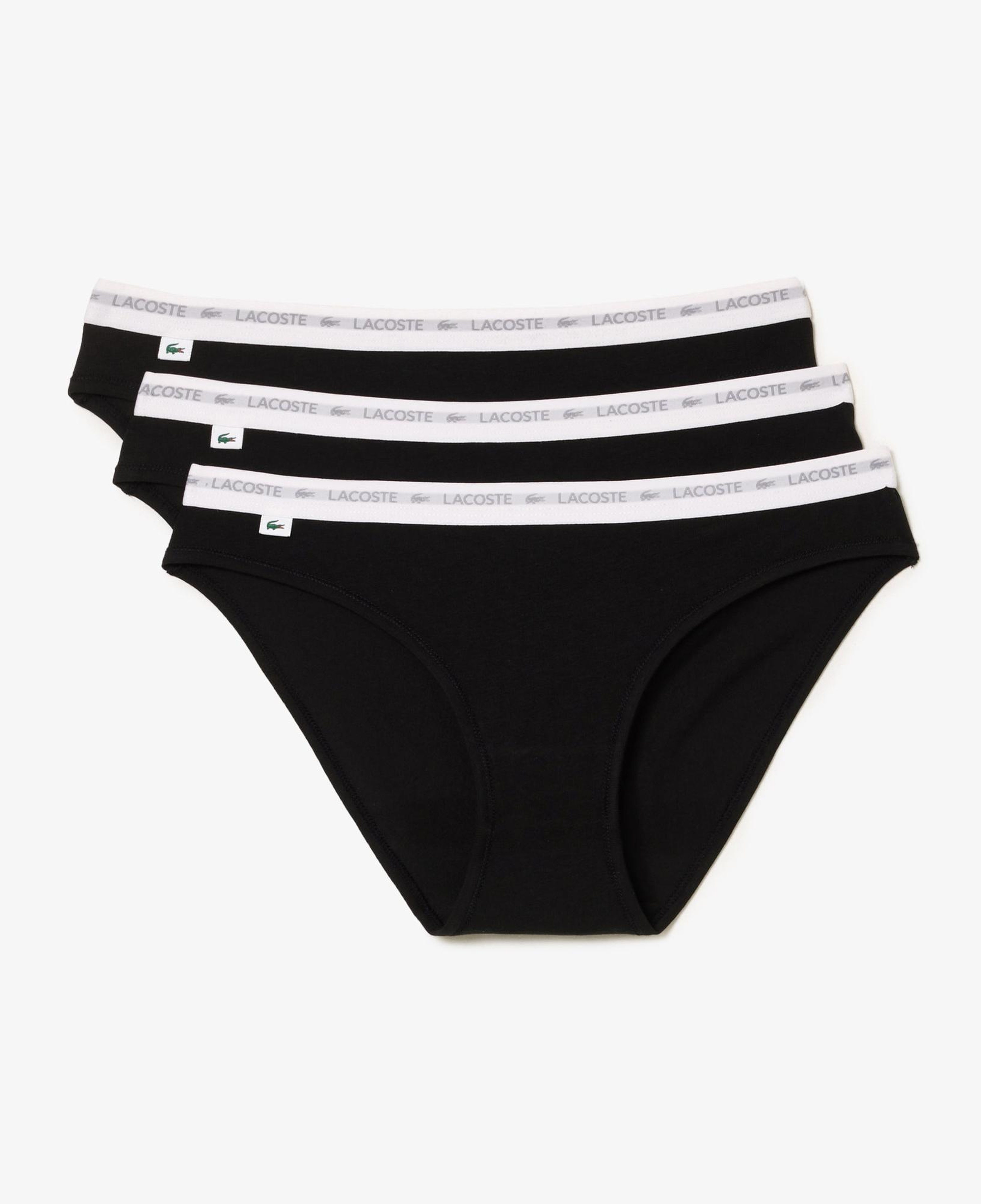 Lacoste Kadın 3'lü Siyah Külot