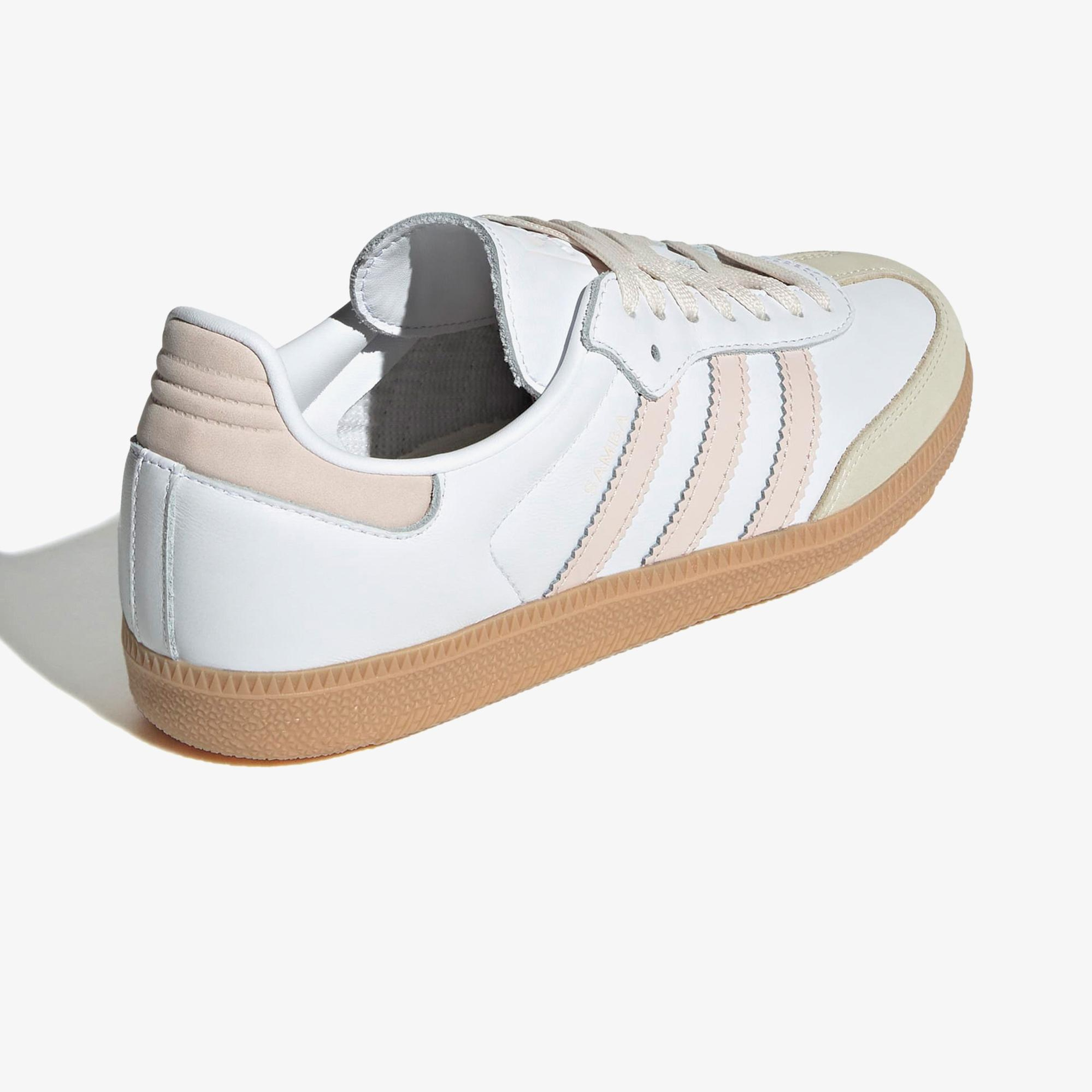 adidas Samba OG Kadın Beyaz/Açık Pembe Spor Ayakkabı