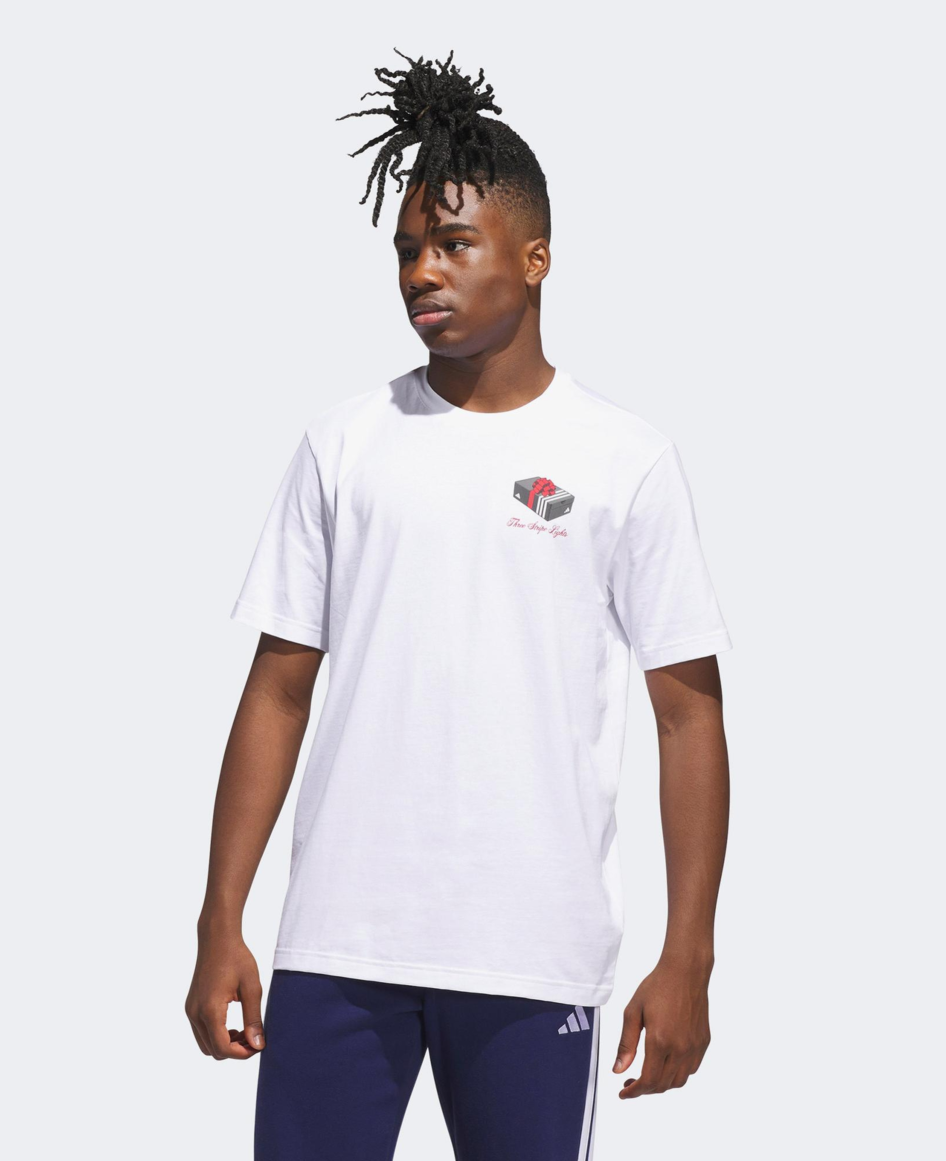 adidas M Hldy Gftbox T Erkek Beyaz T-Shirt